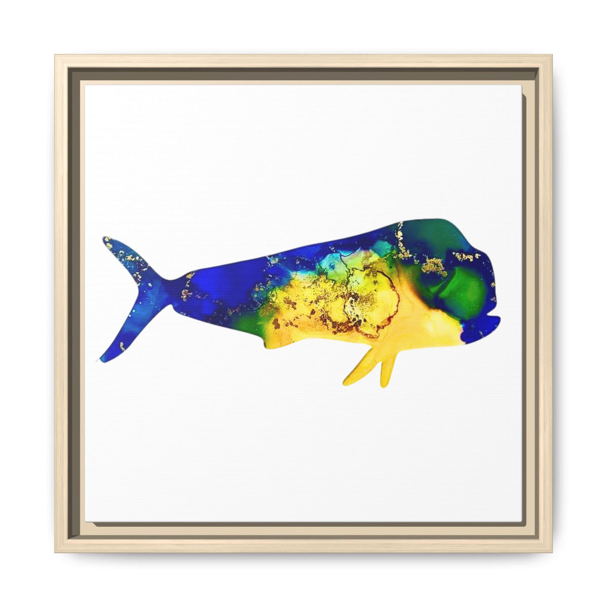 Mahi Mahi, Matte Canvas, Framed (Multi-color)