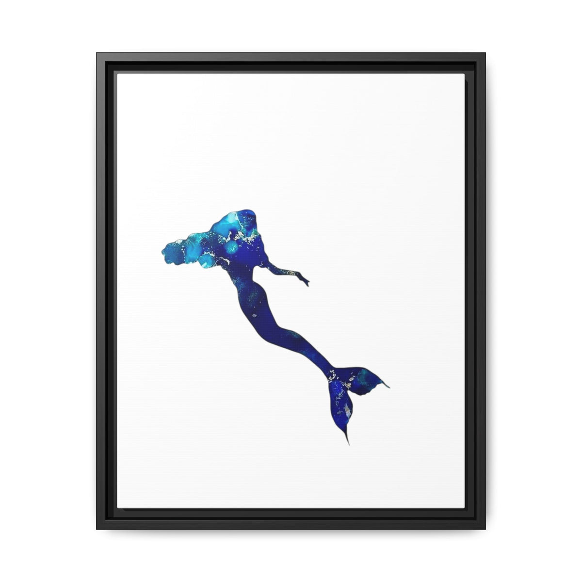 Mermaid 2, Matte Canvas, Framed (Multi-color)