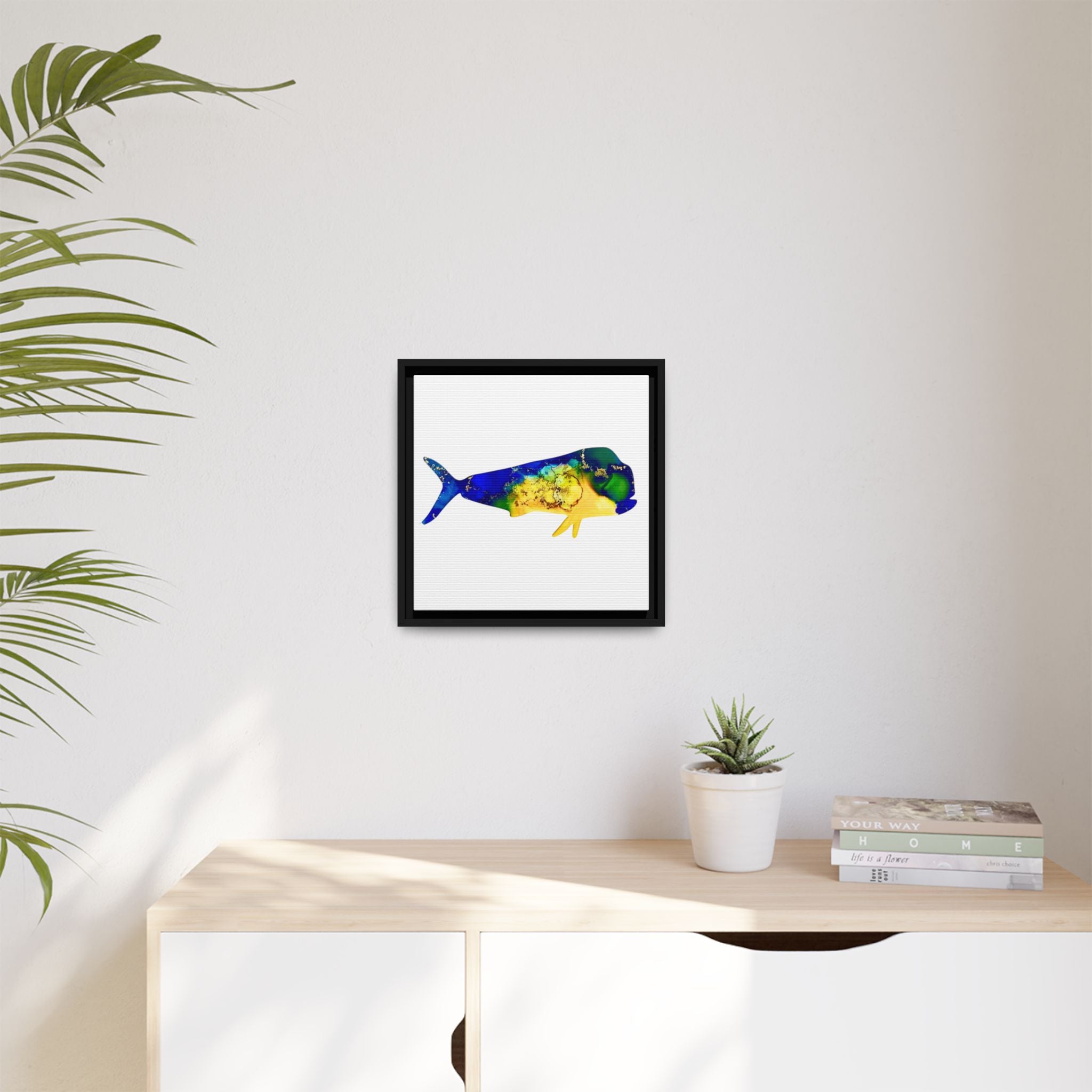 Mahi Mahi, Matte Canvas, Framed (Multi-color)