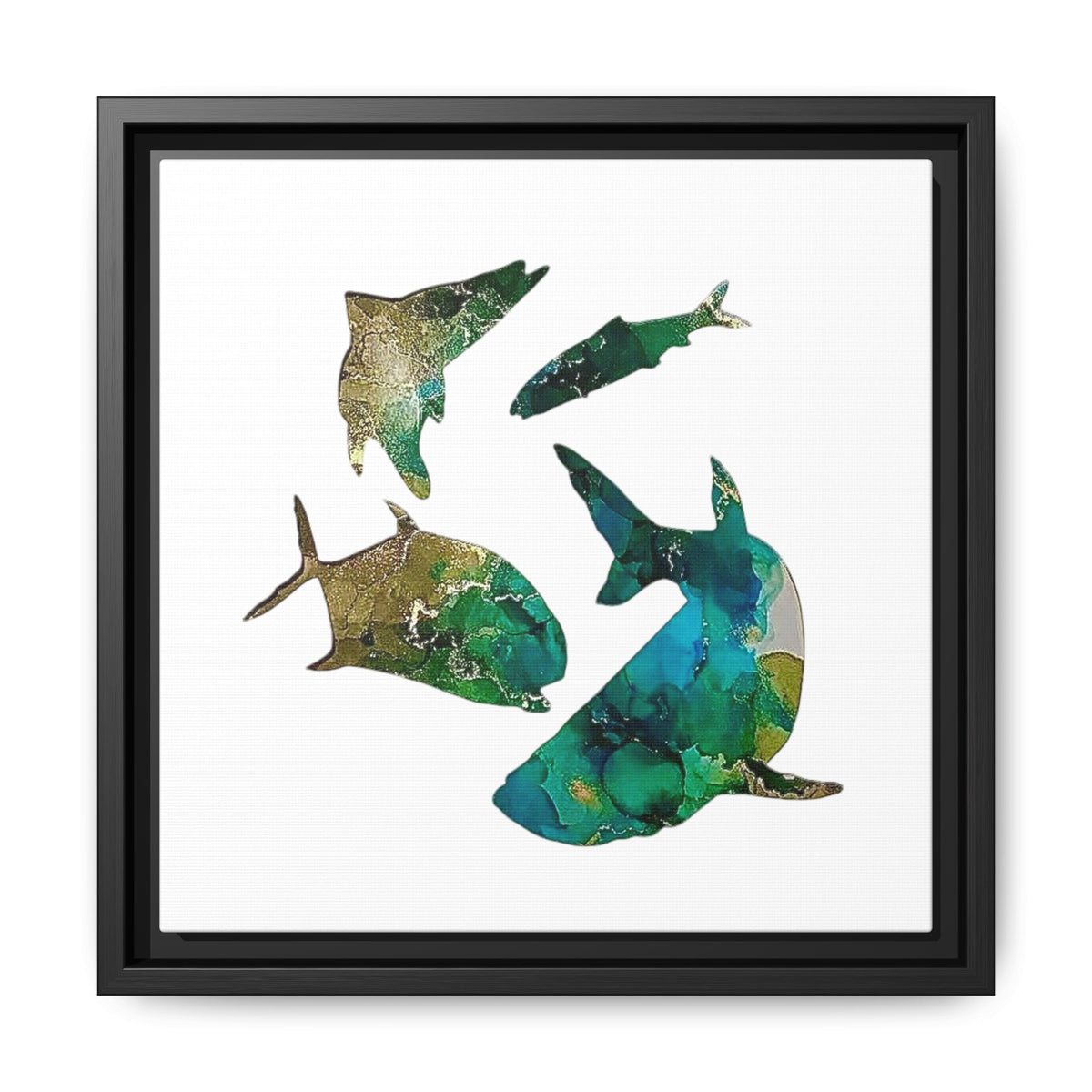 Matte Canvas, Framed (Multi-color)