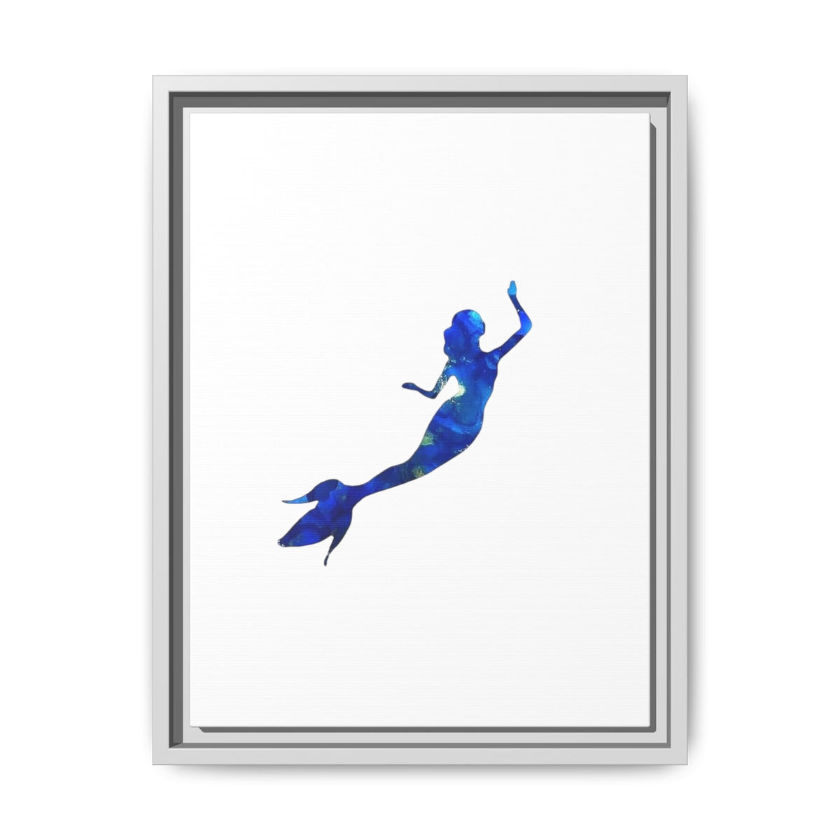 Mermaid 1, Matte Canvas, Framed (Multi-color)
