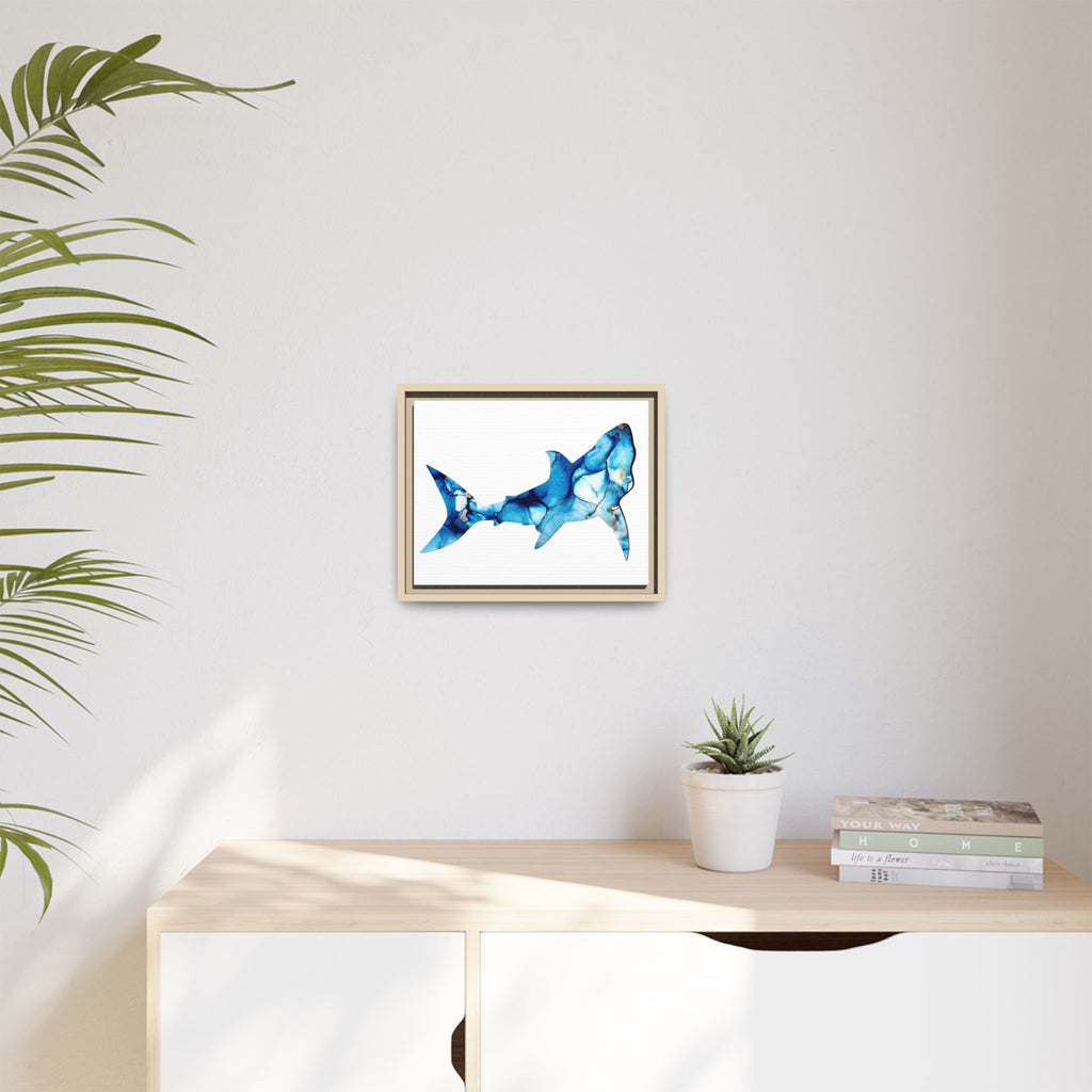 Great White 1, Matte Canvas, Framed (Multi-color)