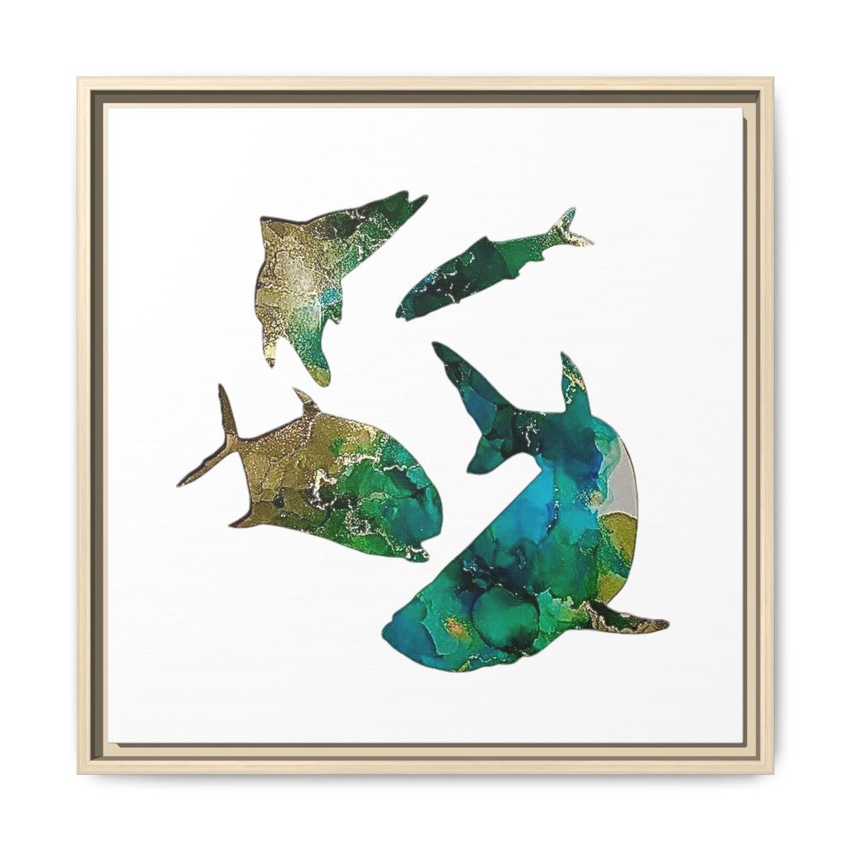 Matte Canvas, Framed (Multi-color)