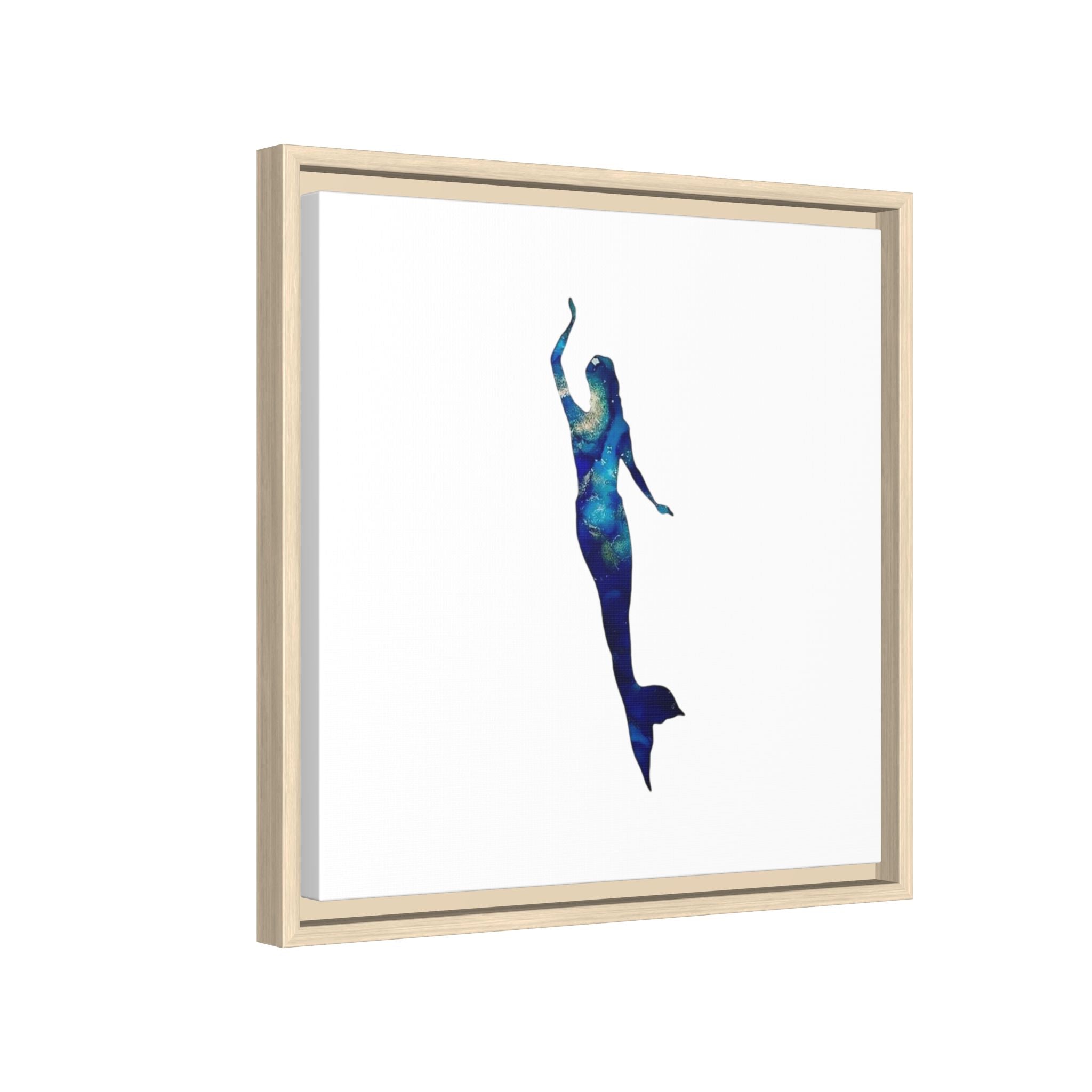 Mermaid 3, Matte Canvas, Framed (Multi-color)