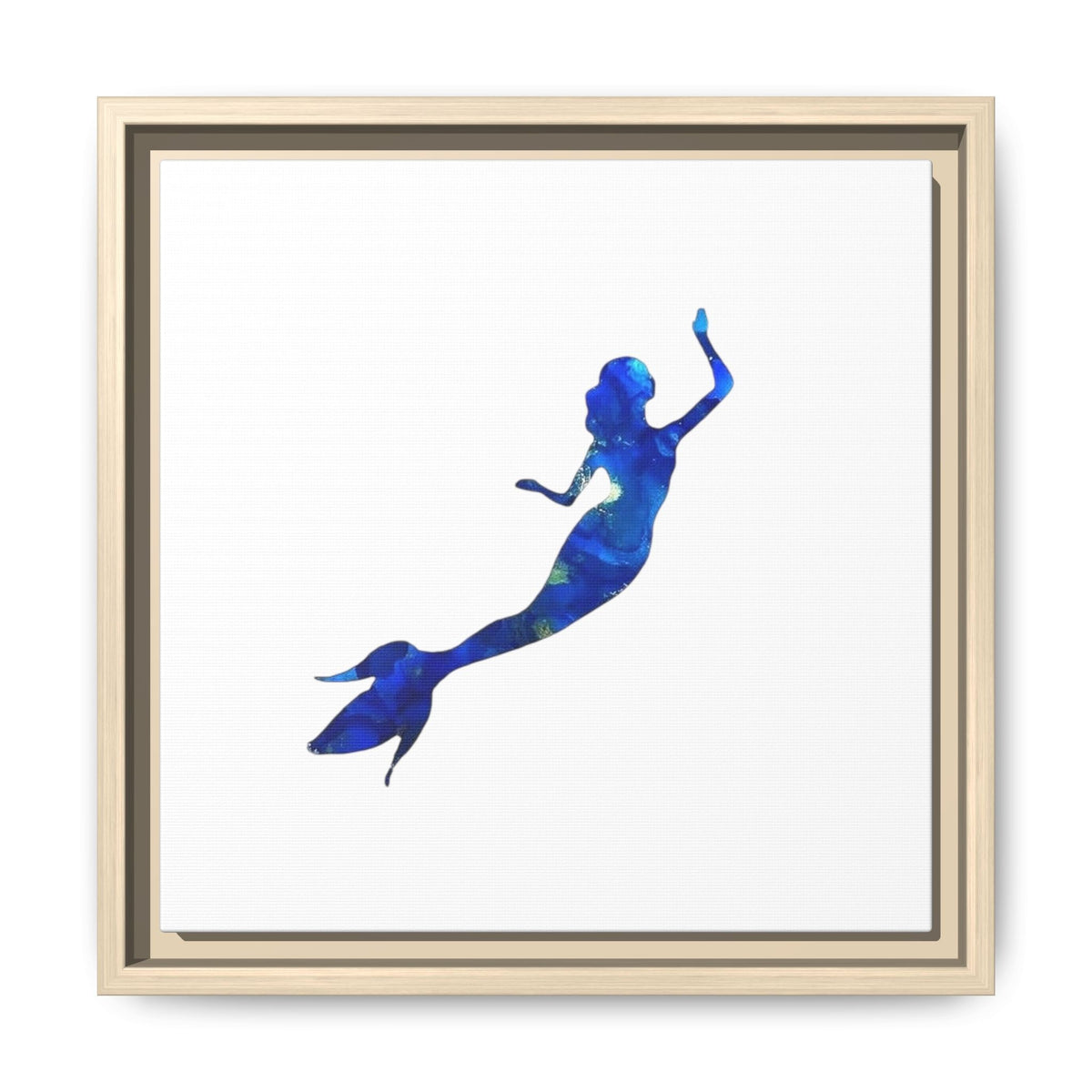 Mermaid 1, Matte Canvas, Framed (Multi-color)