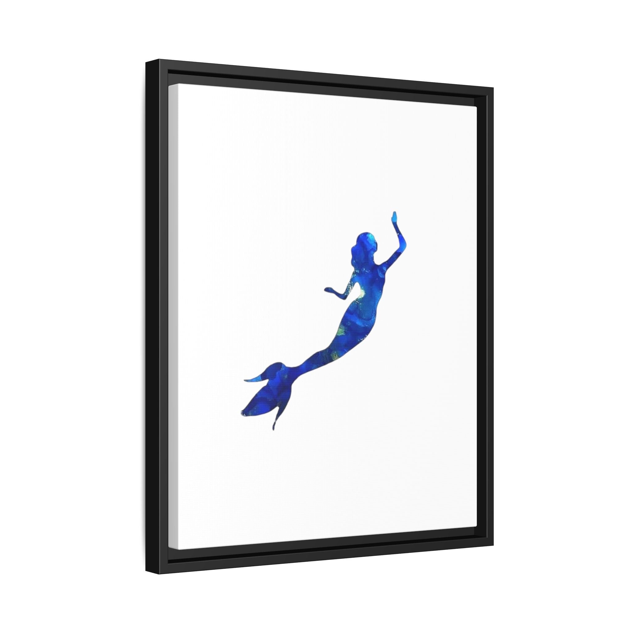Mermaid 1, Matte Canvas, Framed (Multi-color)