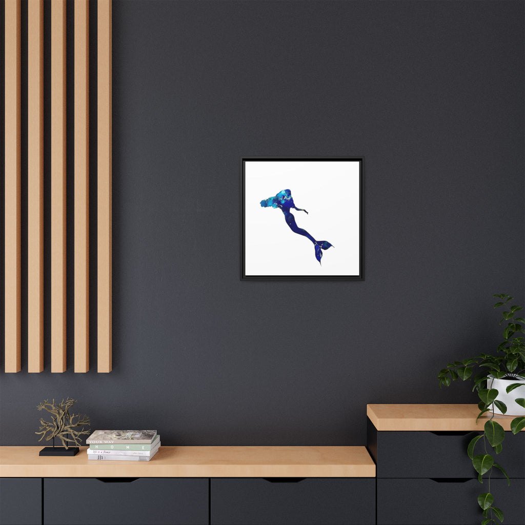 Mermaid 2, Matte Canvas, Framed (Multi-color)