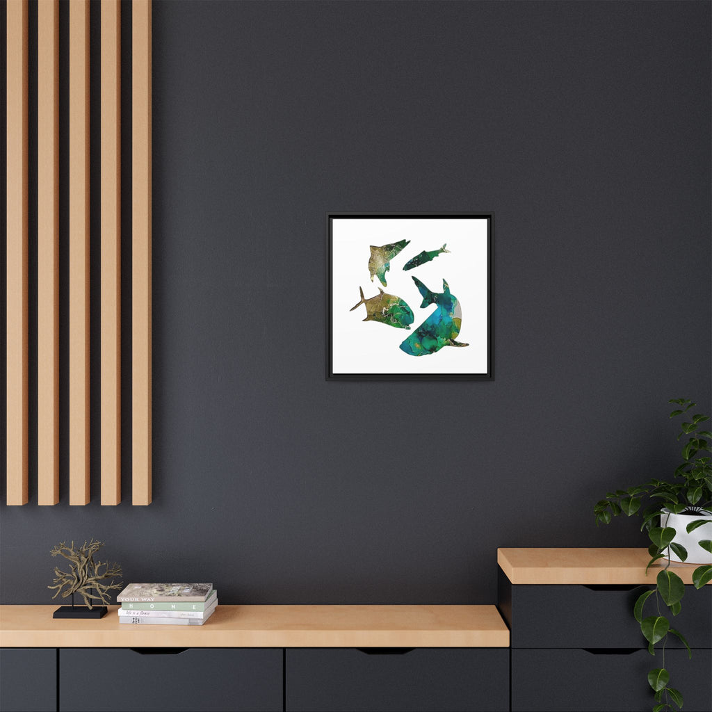 Matte Canvas, Framed (Multi-color)