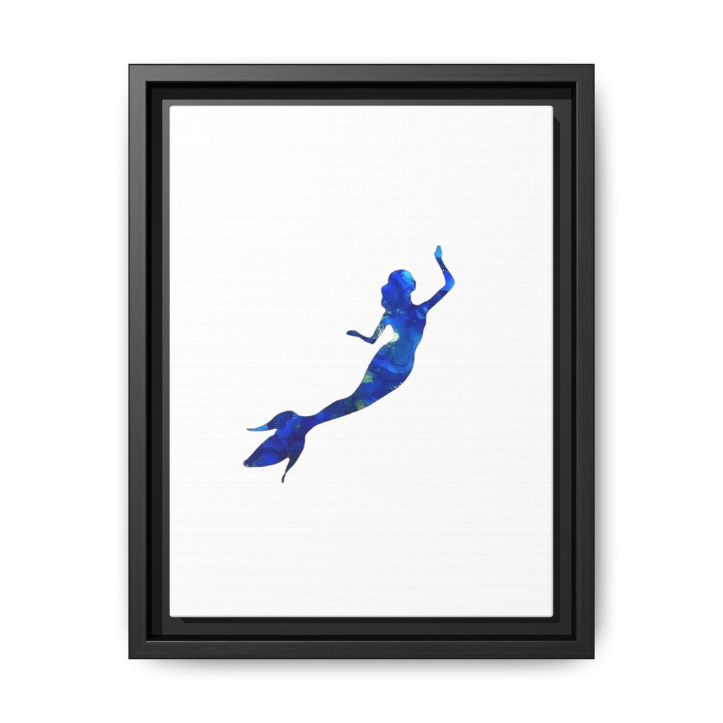Mermaid 1, Matte Canvas, Framed (Multi-color)