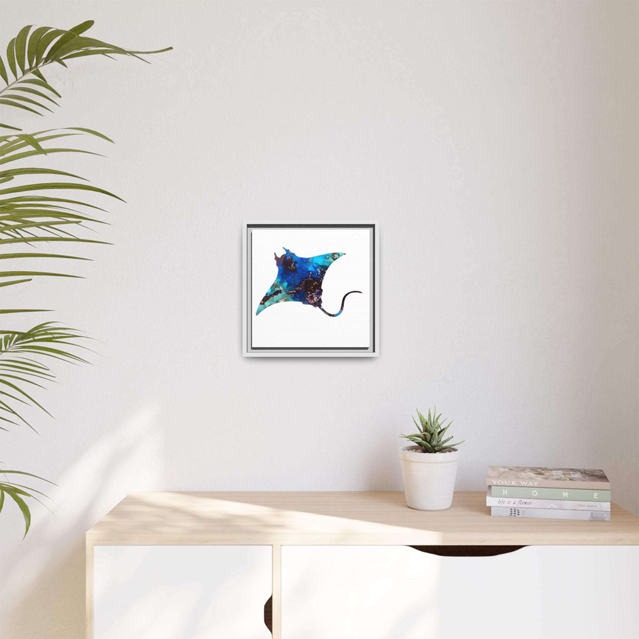 Ray 2, Matte Canvas, Framed (Multi-color)