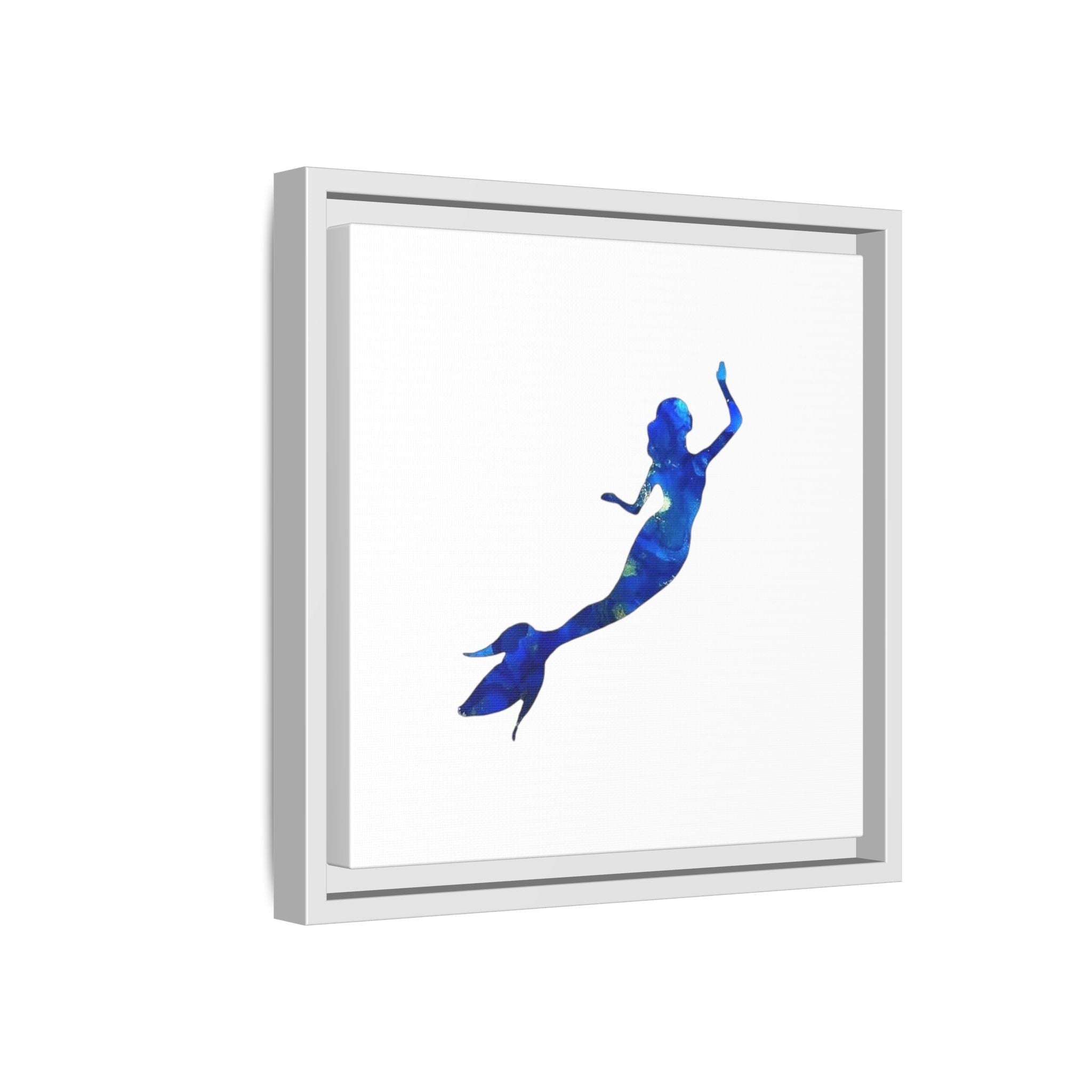 Mermaid 1, Matte Canvas, Framed (Multi-color)