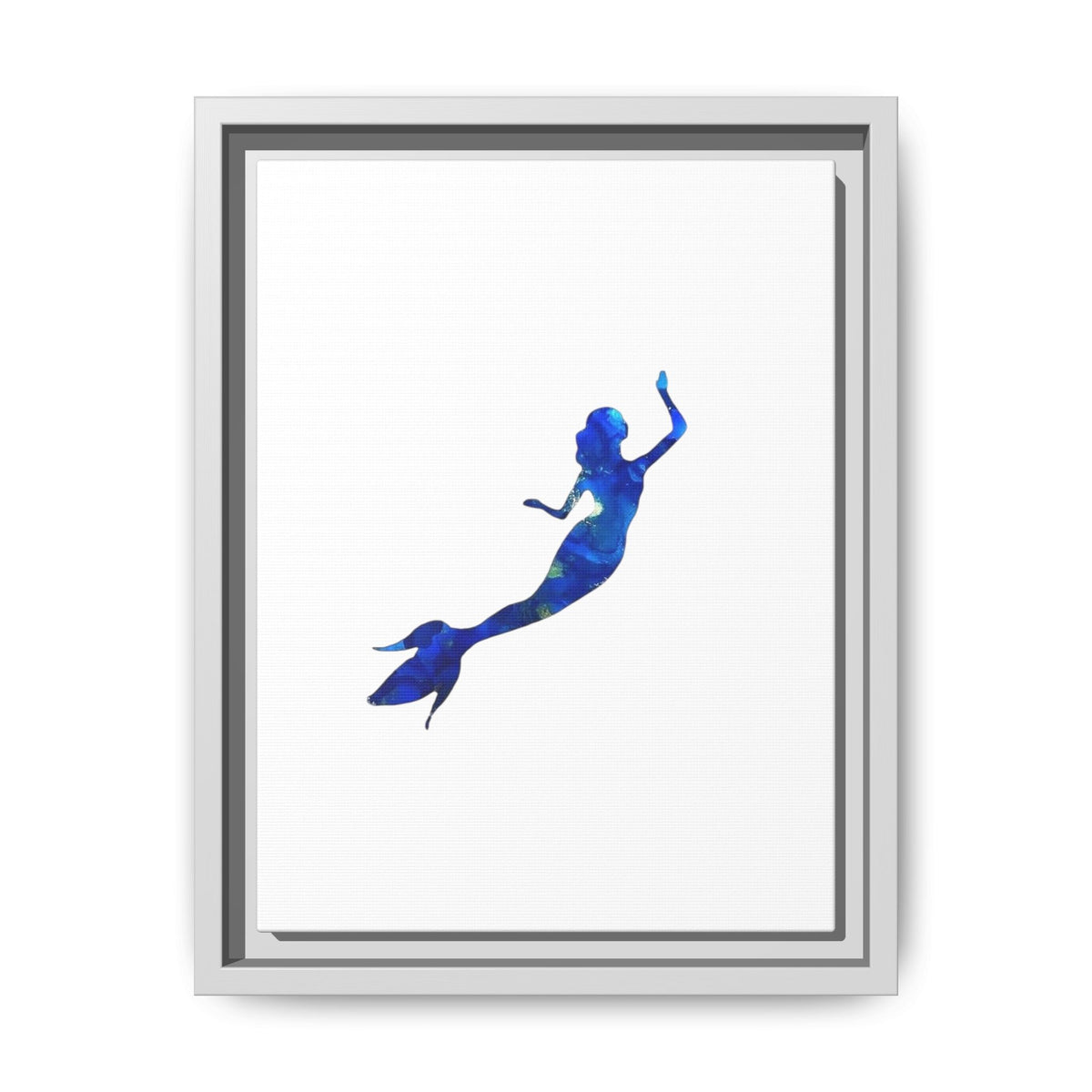 Mermaid 1, Matte Canvas, Framed (Multi-color)