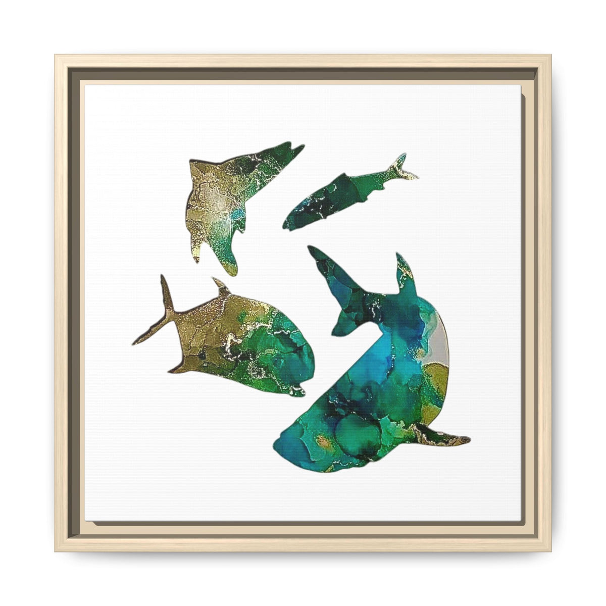 Matte Canvas, Framed (Multi-color)