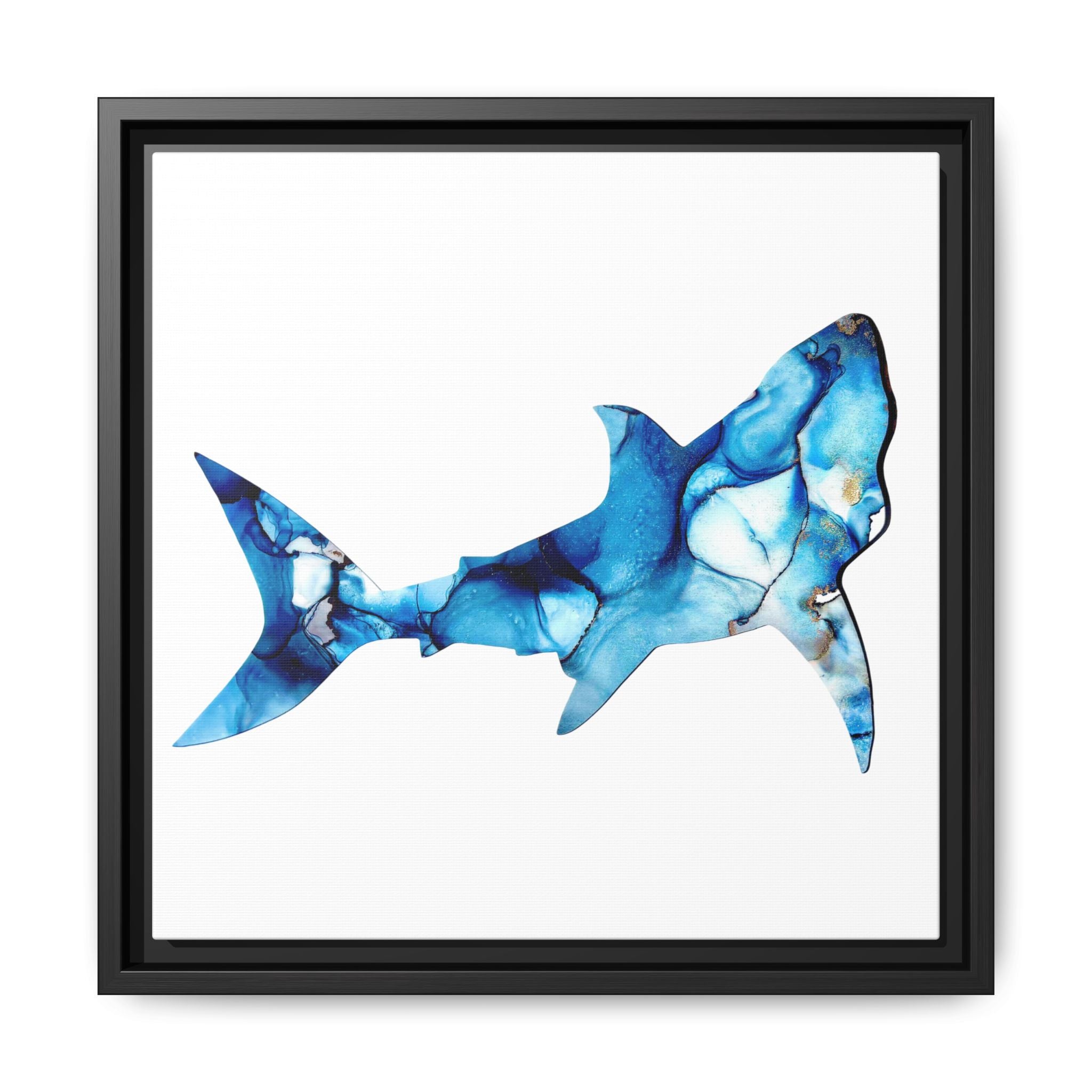 Great White 1, Matte Canvas, Framed (Multi-color)