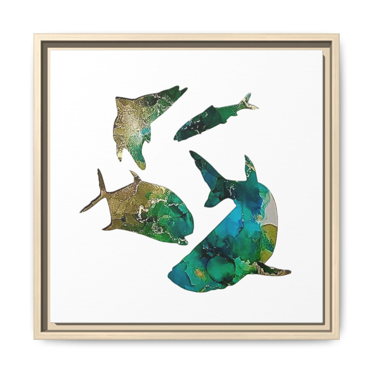 Matte Canvas, Framed (Multi-color)