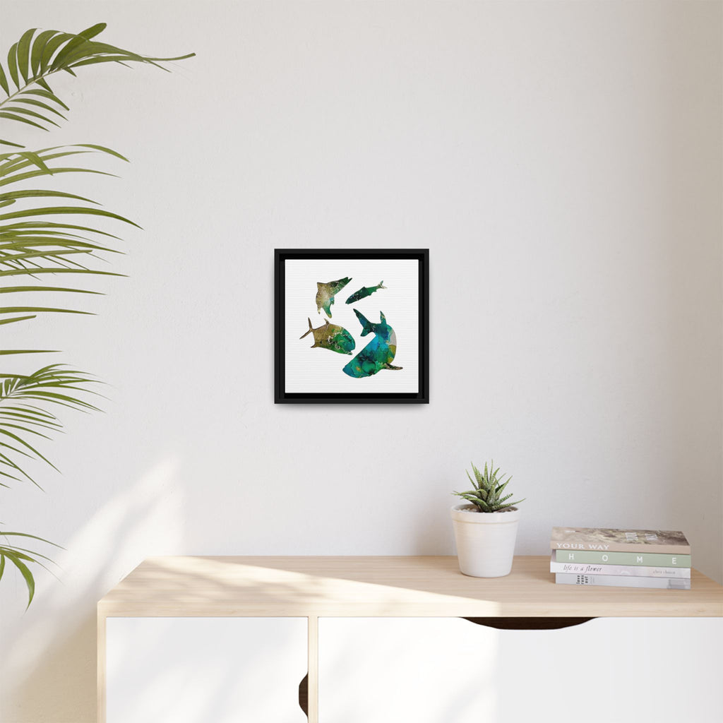 Matte Canvas, Framed (Multi-color)