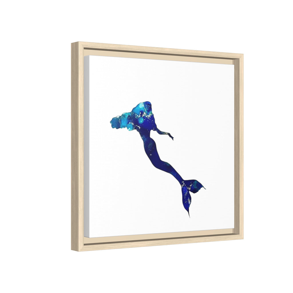 Mermaid 2, Matte Canvas, Framed (Multi-color)