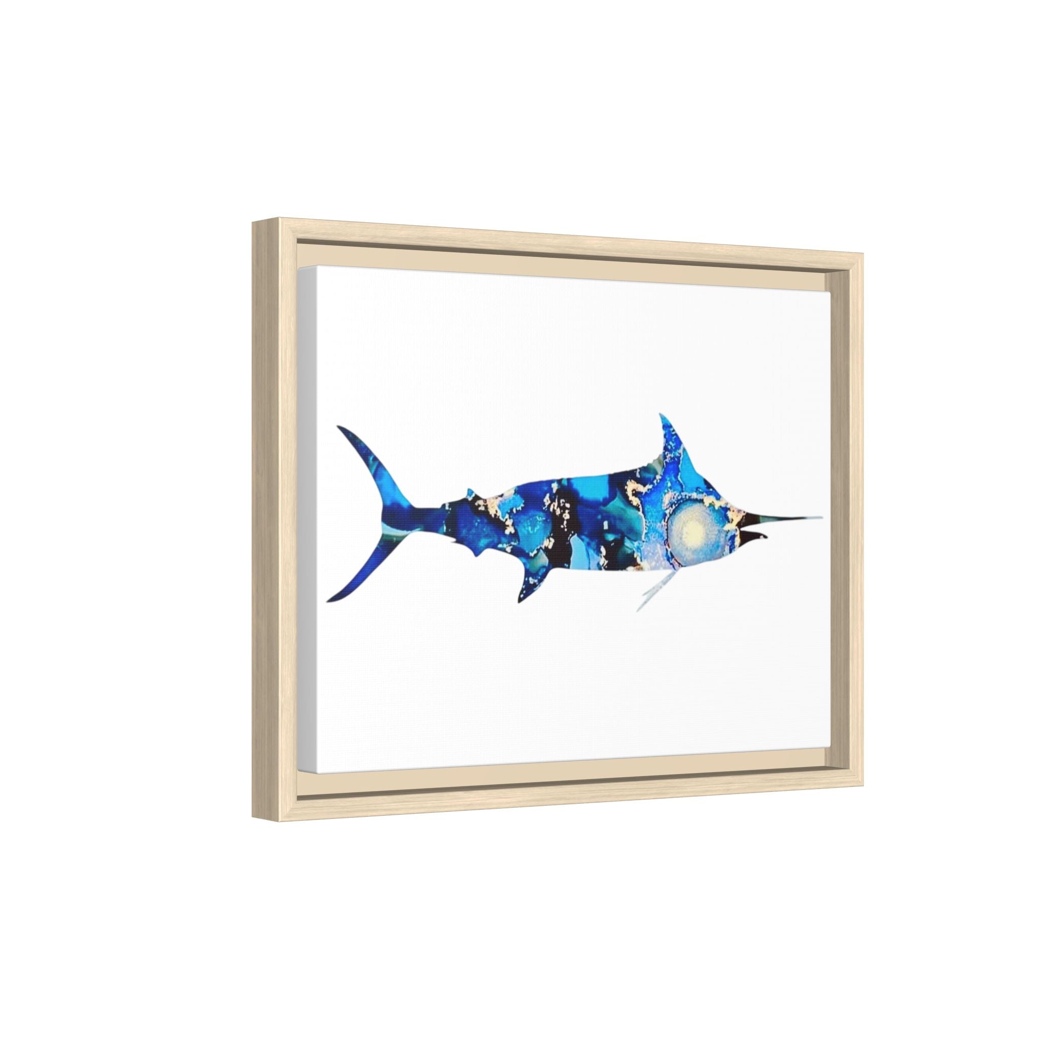Swordfish, Matte Canvas, Framed (Multi-color)