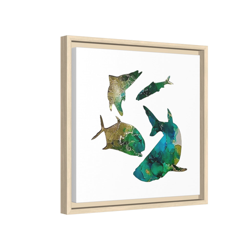 Matte Canvas, Framed (Multi-color)