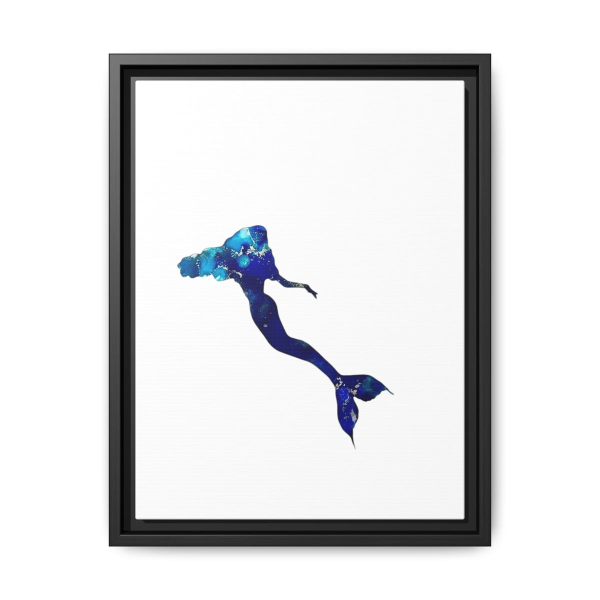 Mermaid 2, Matte Canvas, Framed (Multi-color)