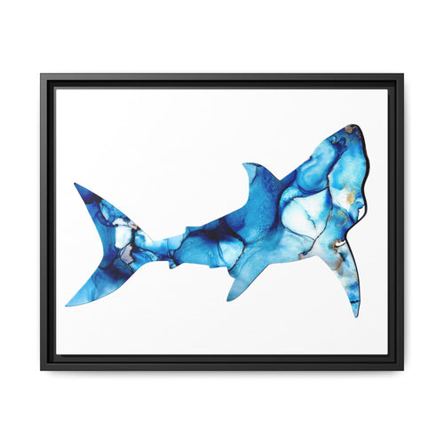 Great White 1, Matte Canvas, Framed (Multi-color)