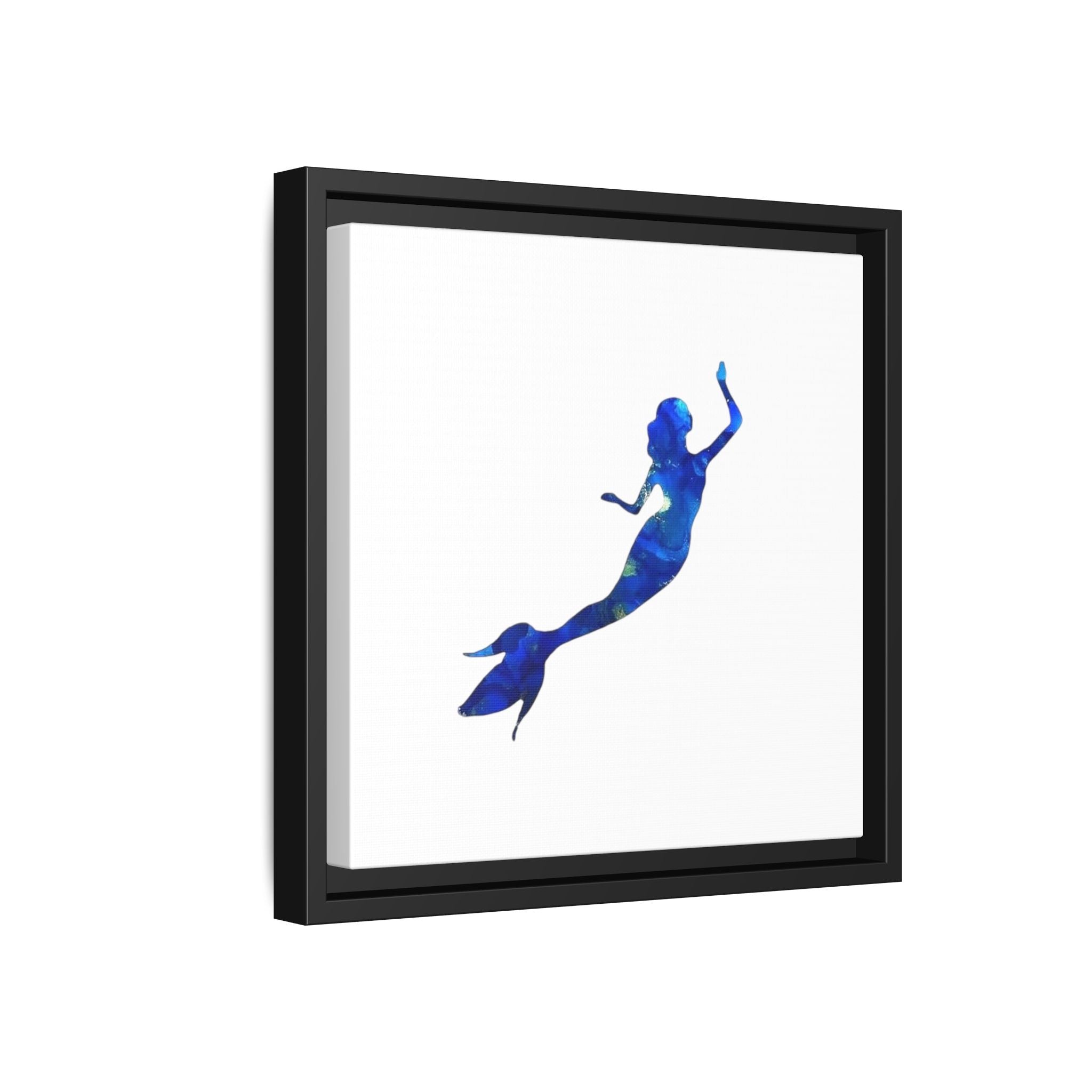 Mermaid 1, Matte Canvas, Framed (Multi-color)