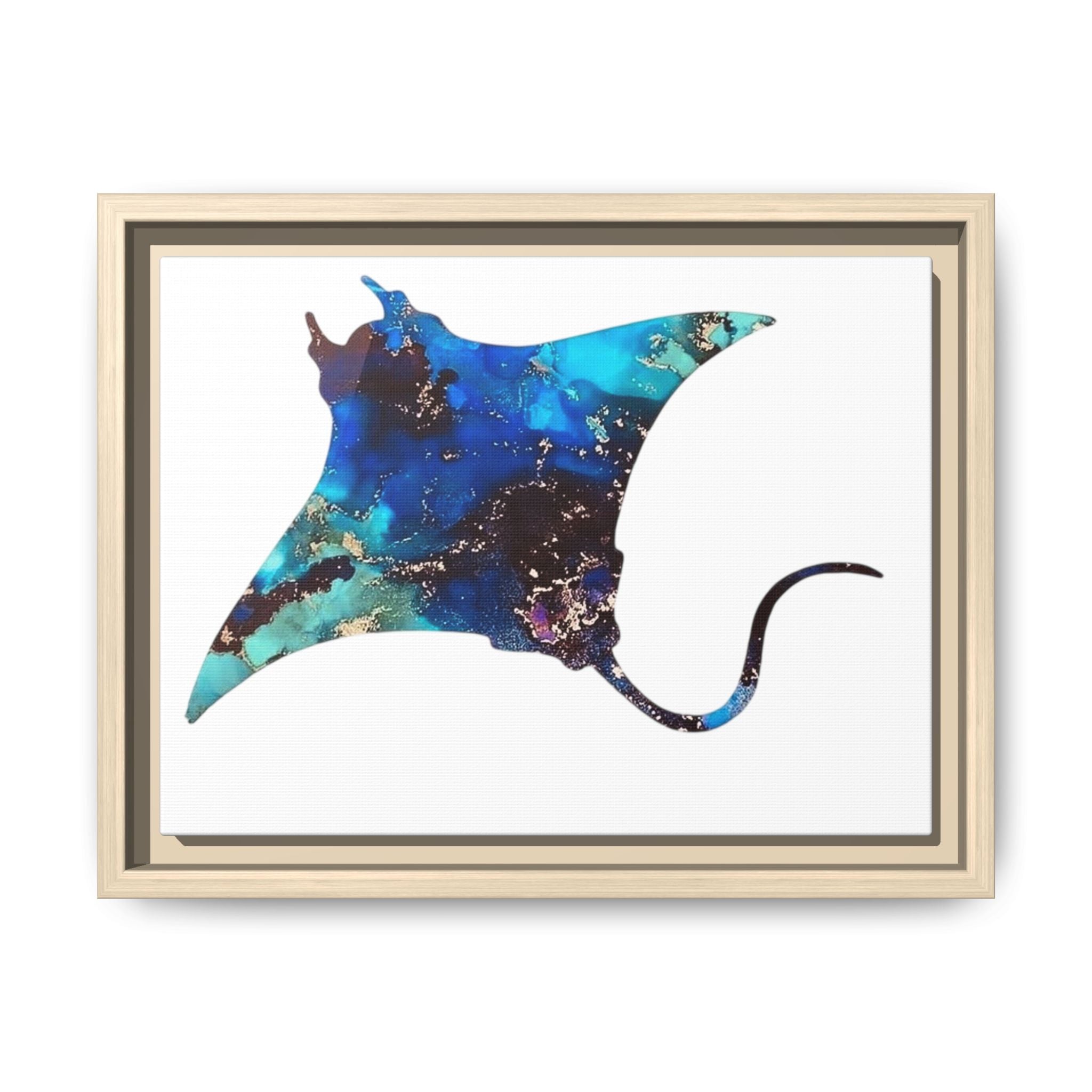 Ray 2, Matte Canvas, Framed (Multi-color)