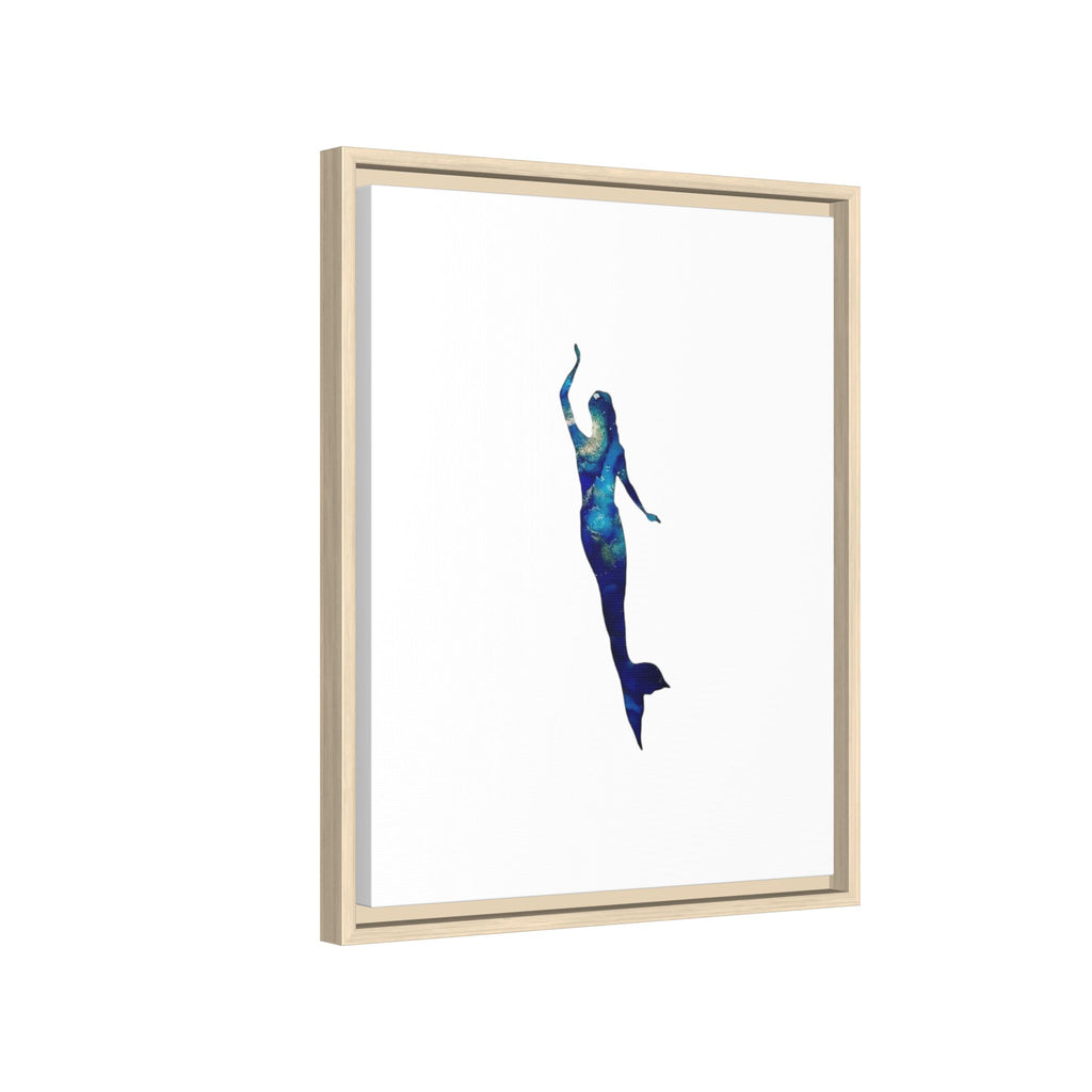 Mermaid 3, Matte Canvas, Framed (Multi-color)