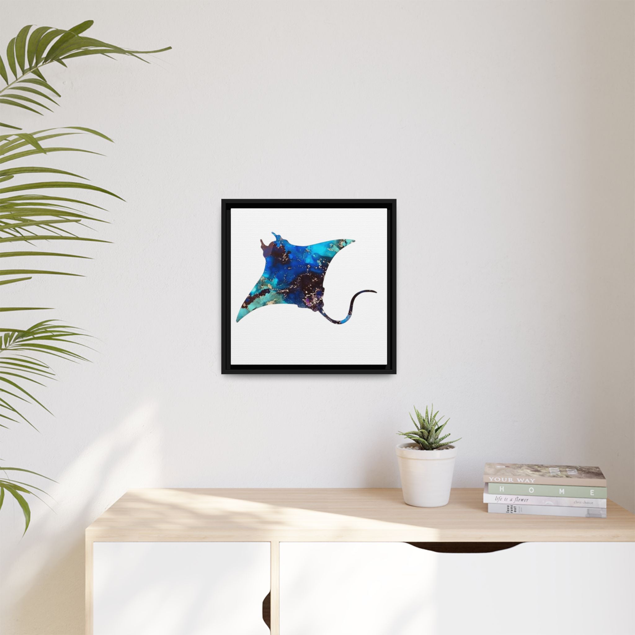 Ray 2, Matte Canvas, Framed (Multi-color)