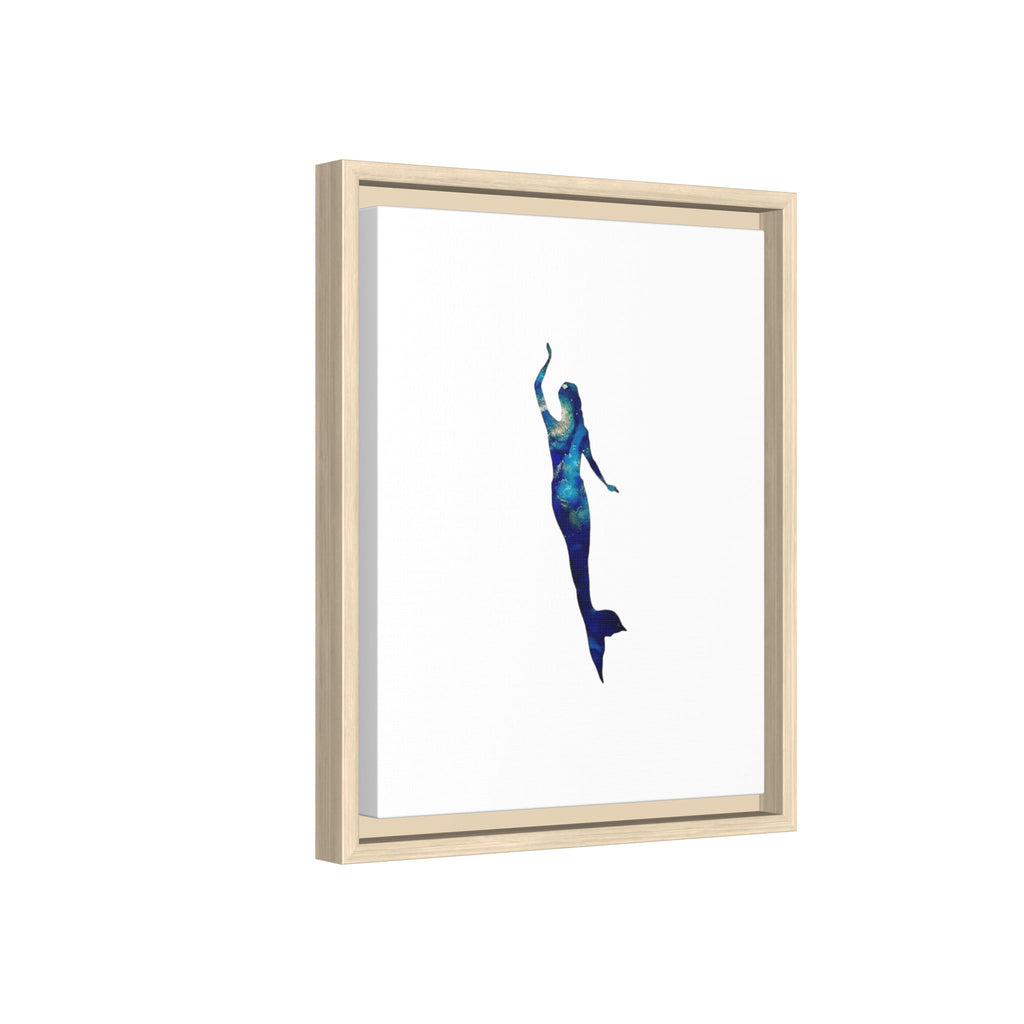 Mermaid 3, Matte Canvas, Framed (Multi-color)