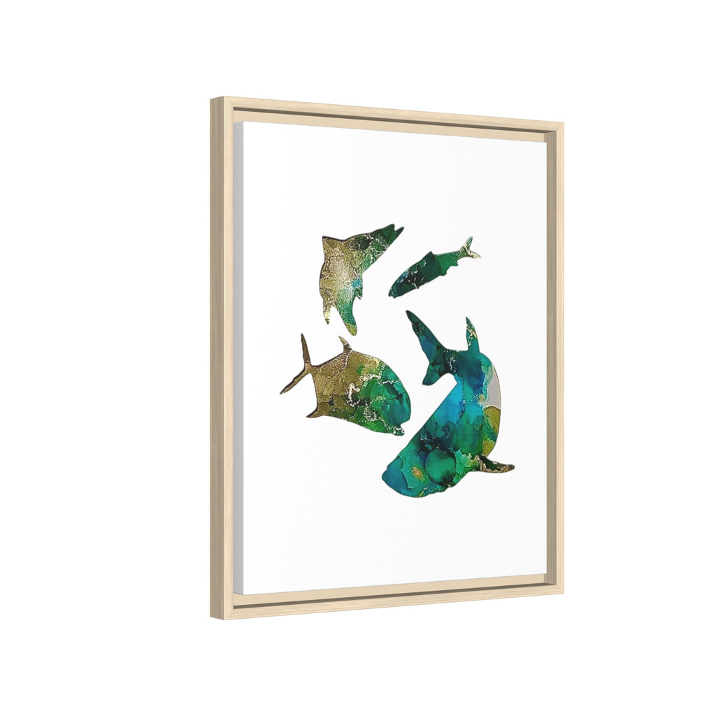 Matte Canvas, Framed (Multi-color)
