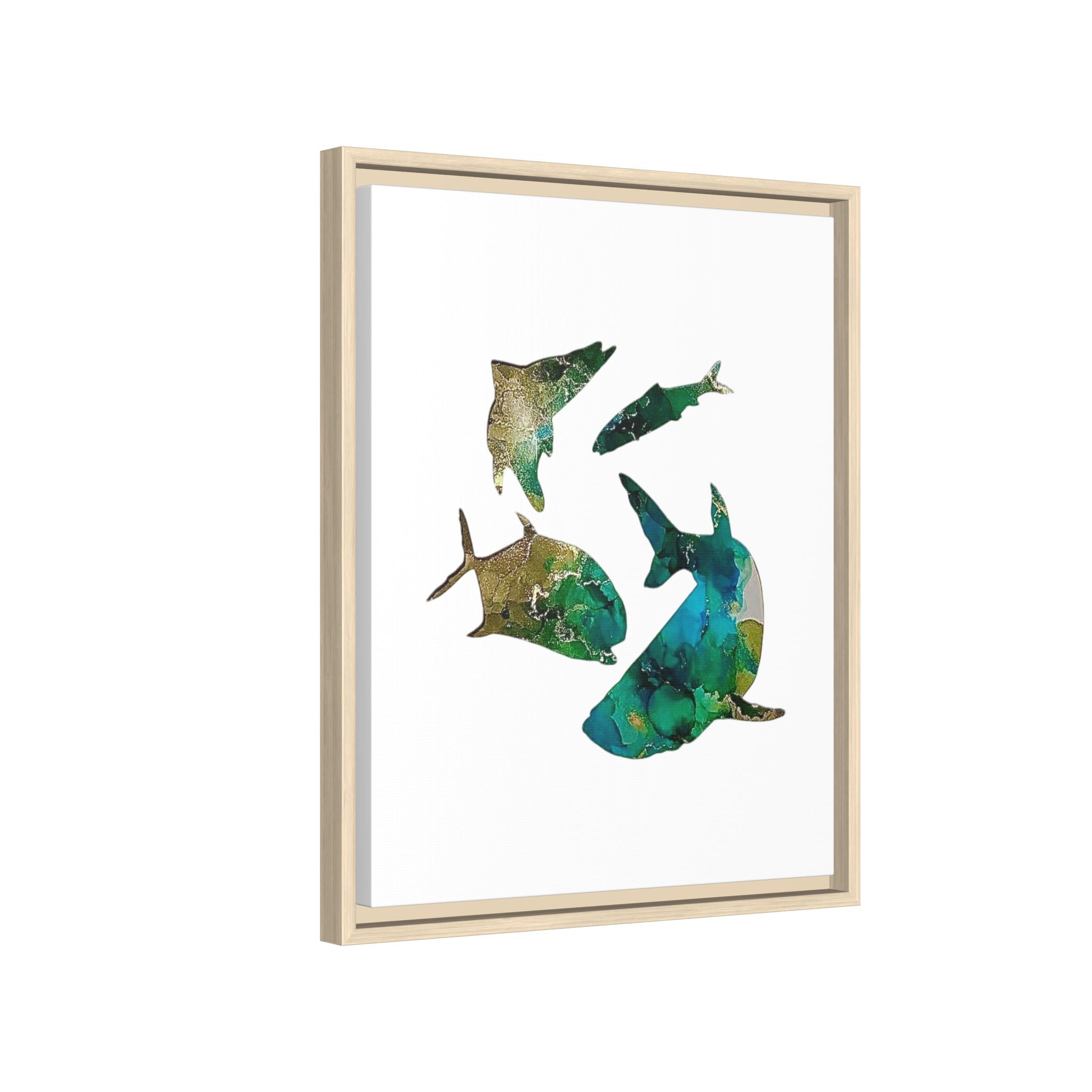 Matte Canvas, Framed (Multi-color)