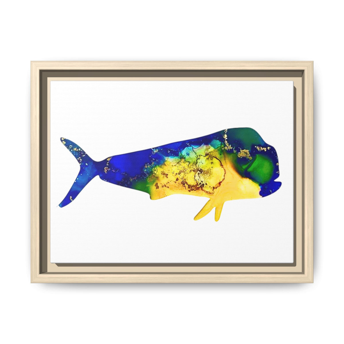 Mahi Mahi, Matte Canvas, Framed (Multi-color)
