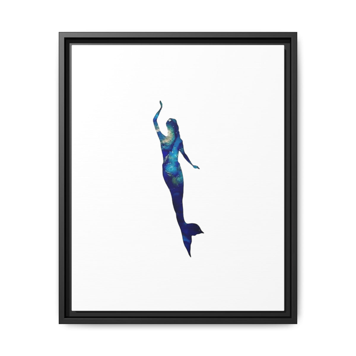 Mermaid 3, Matte Canvas, Framed (Multi-color)