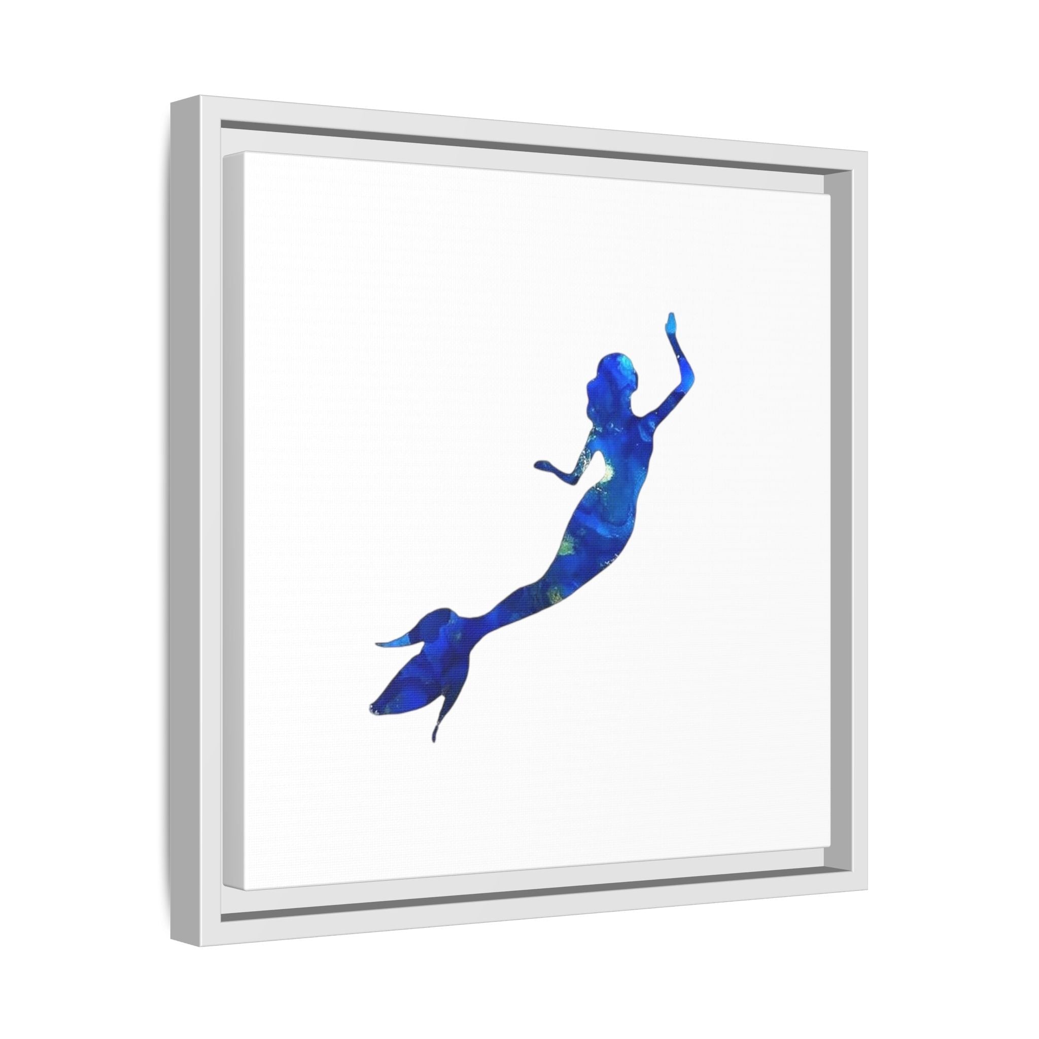 Mermaid 1, Matte Canvas, Framed (Multi-color)