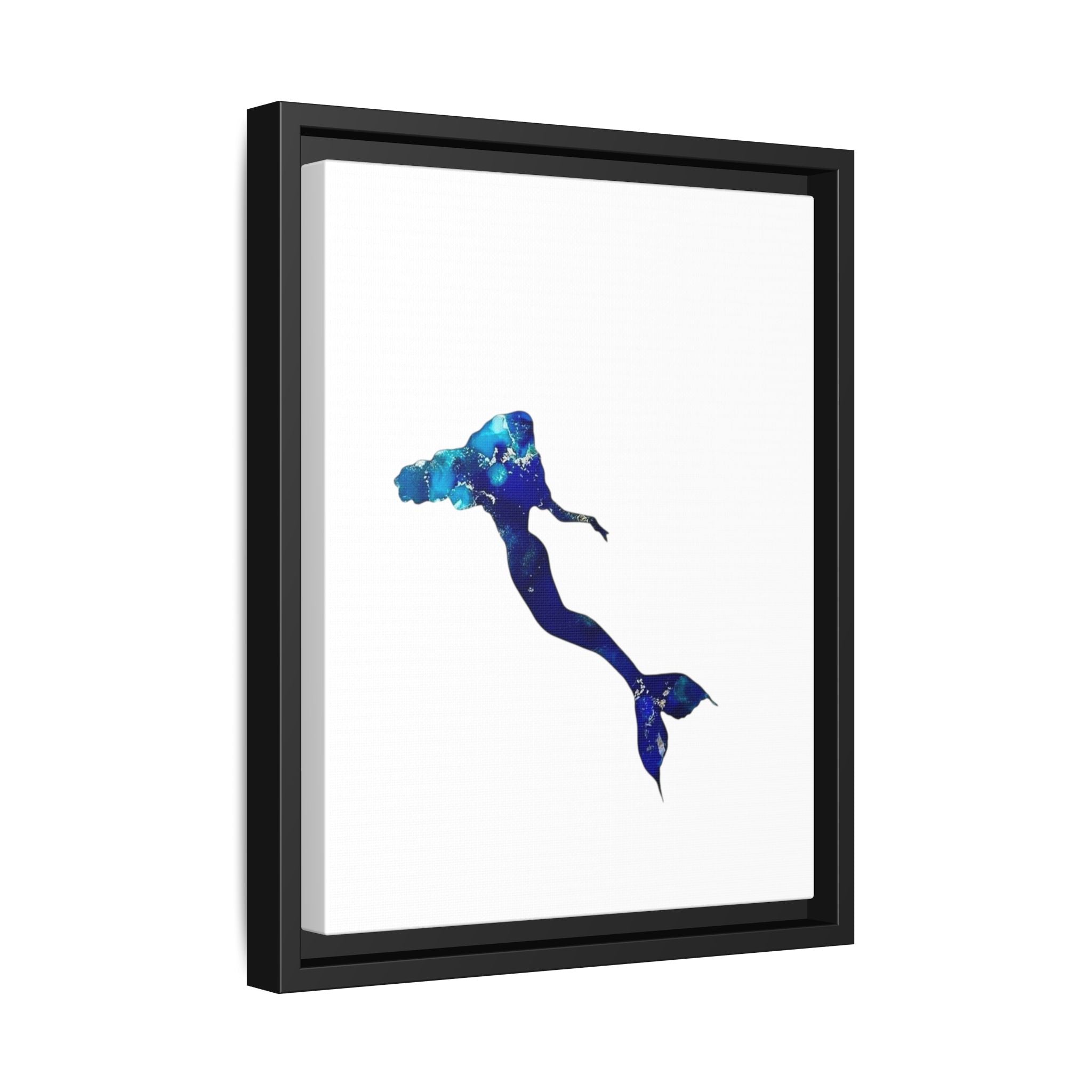 Mermaid 2, Matte Canvas, Framed (Multi-color)