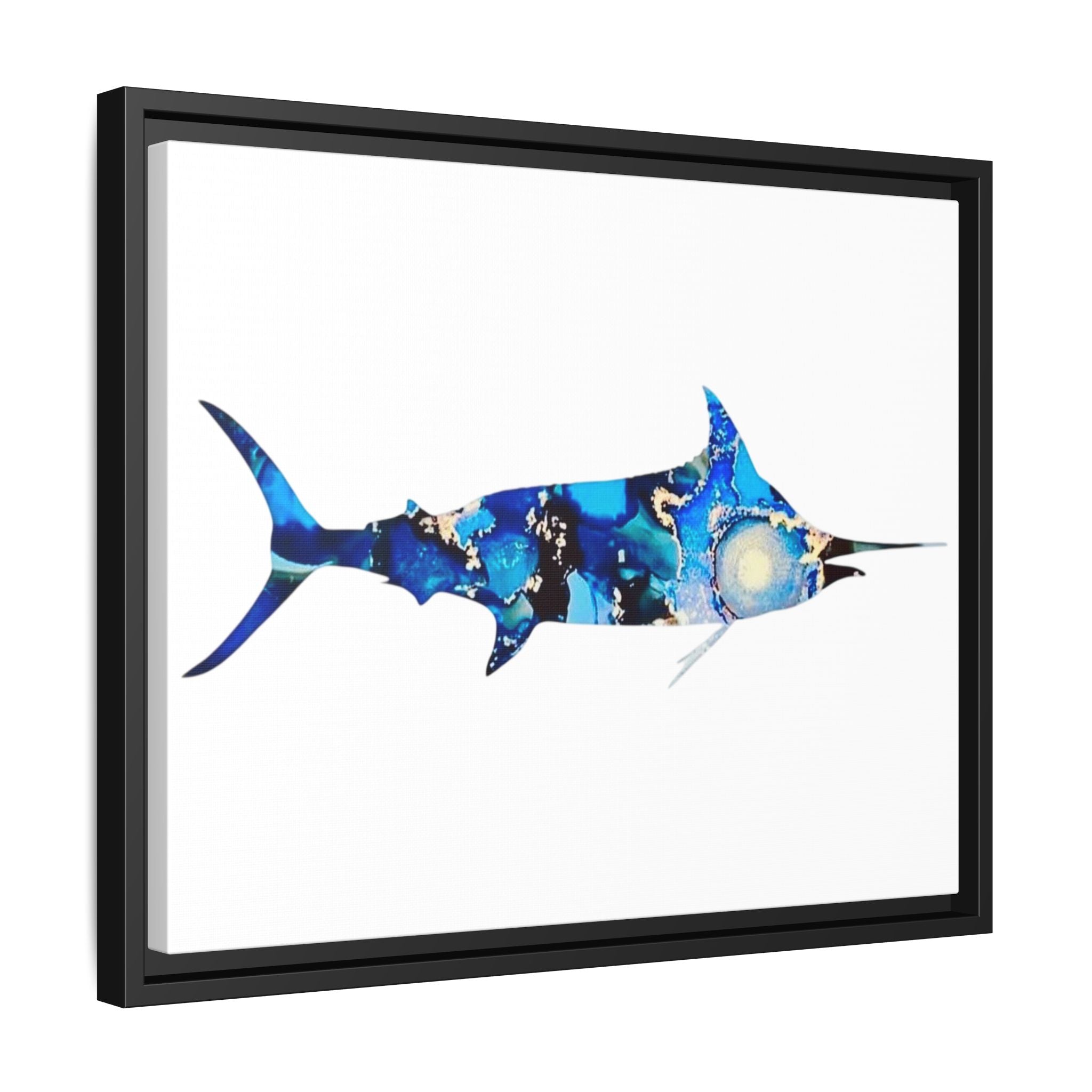 Swordfish, Matte Canvas, Framed (Multi-color)