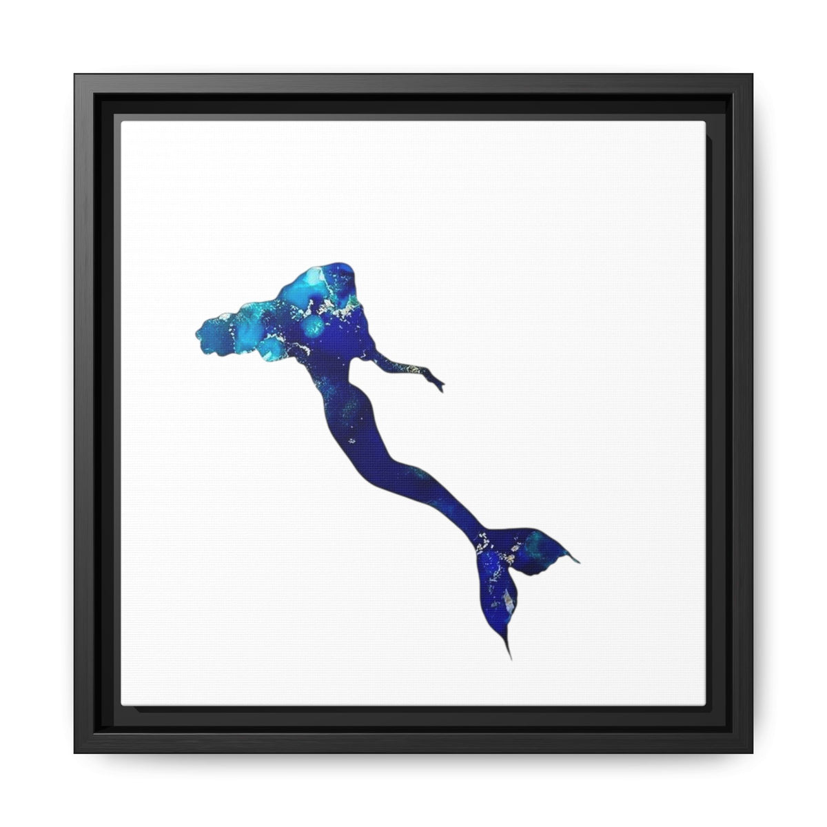 Mermaid 2, Matte Canvas, Framed (Multi-color)