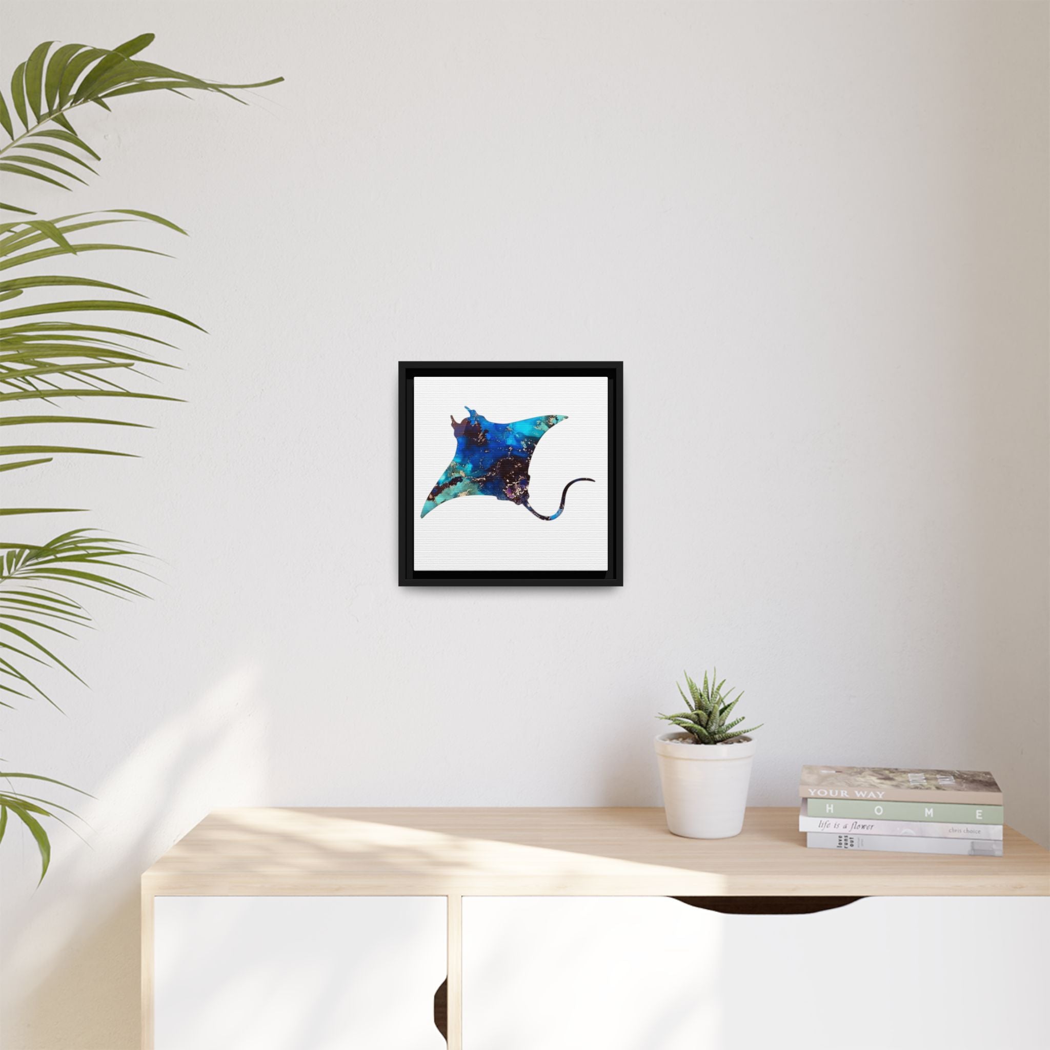 Ray 2, Matte Canvas, Framed (Multi-color)