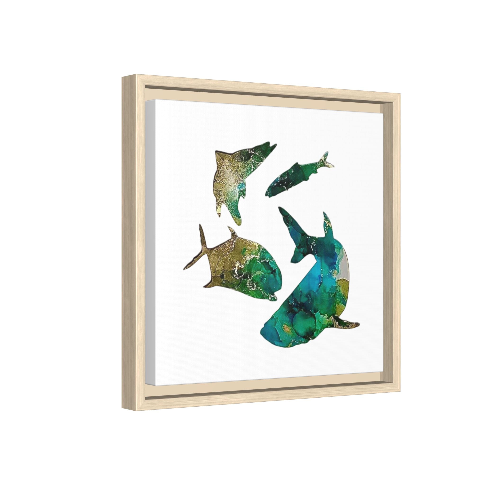 Matte Canvas, Framed (Multi-color)