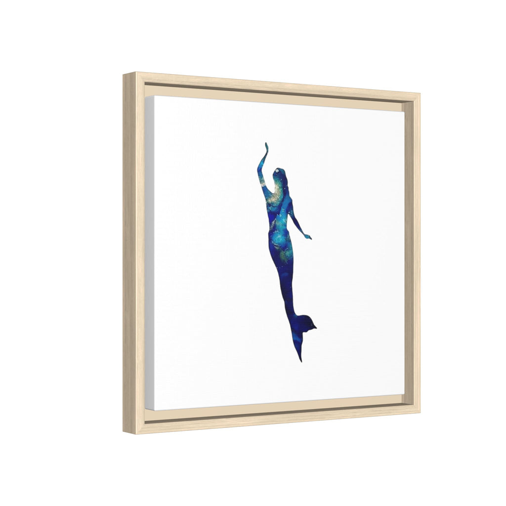 Mermaid 3, Matte Canvas, Framed (Multi-color)