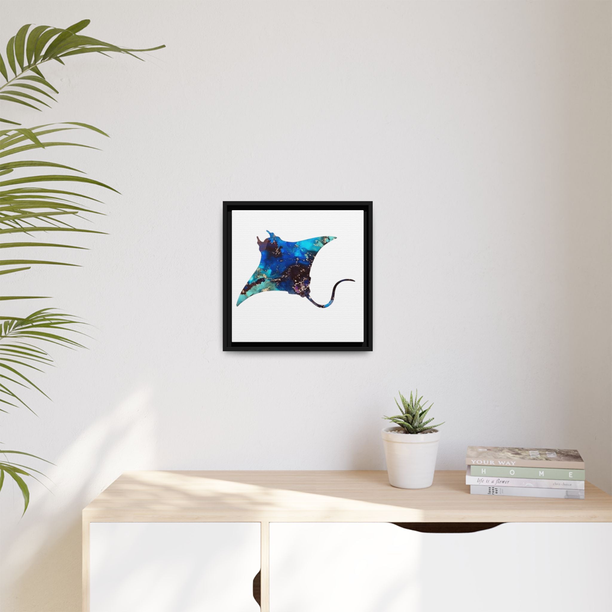 Ray 2, Matte Canvas, Framed (Multi-color)
