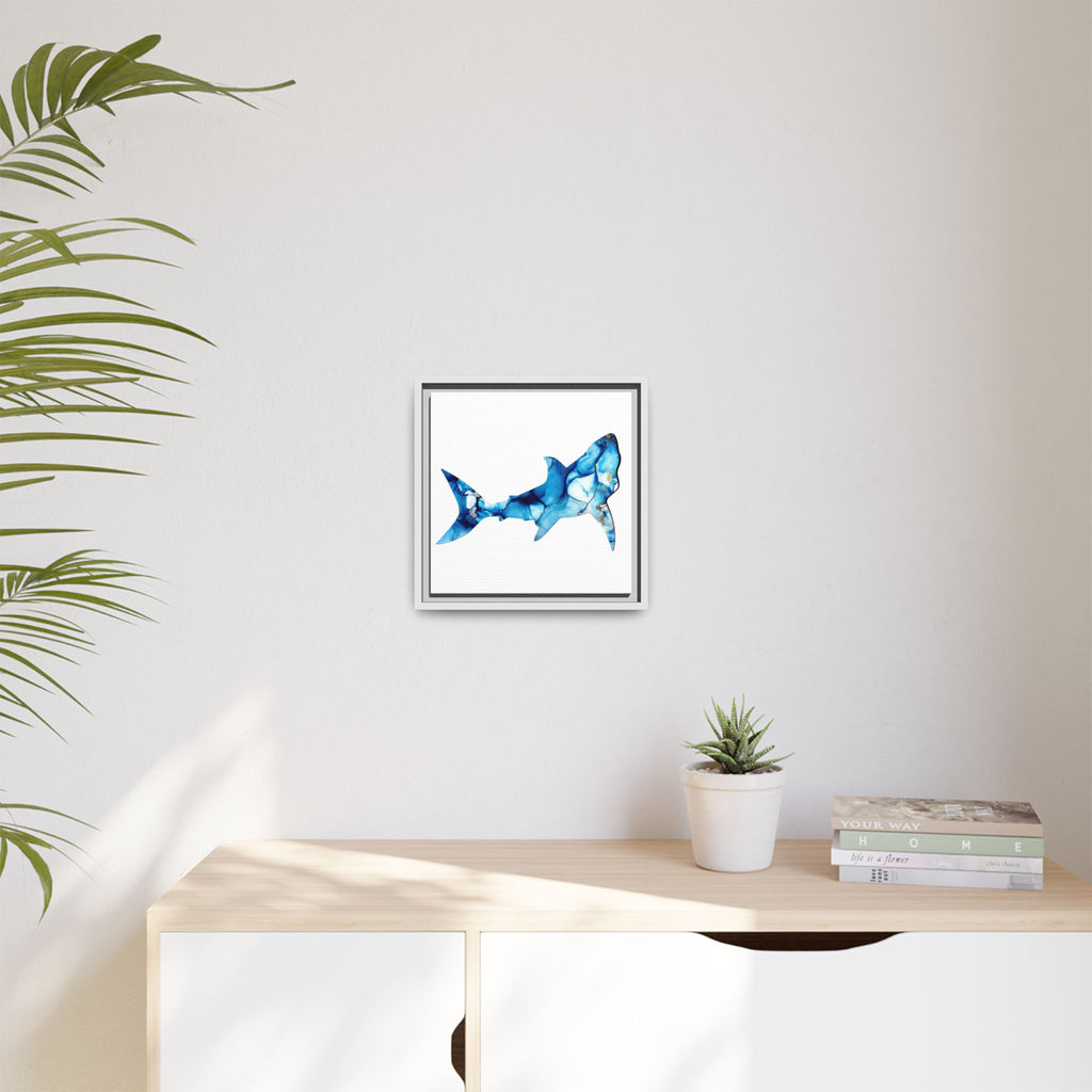 Great White 1, Matte Canvas, Framed (Multi-color)