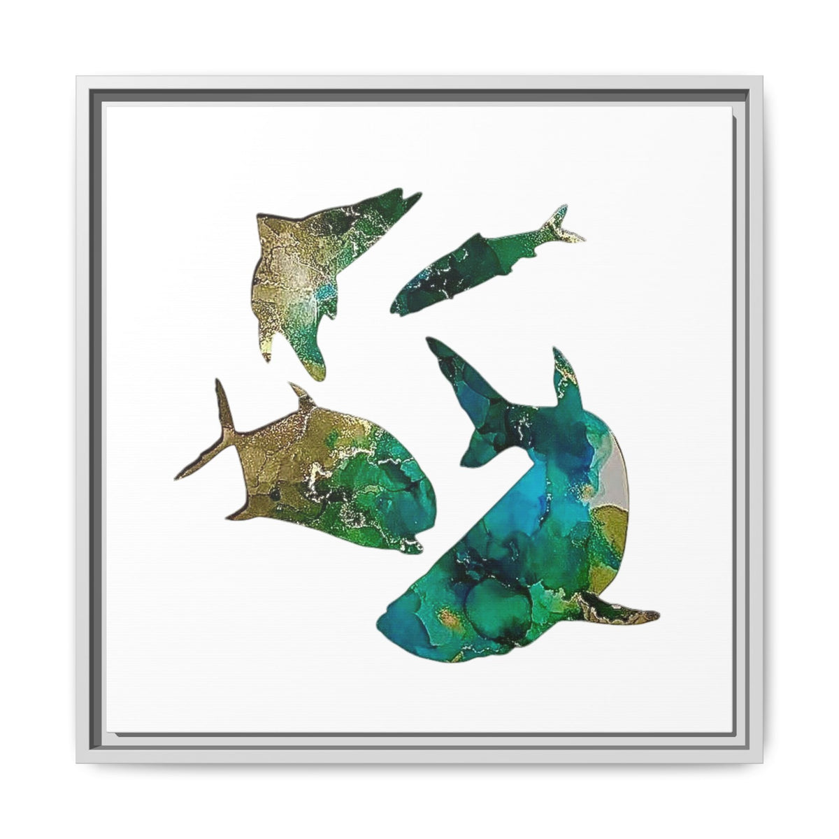 Matte Canvas, Framed (Multi-color)