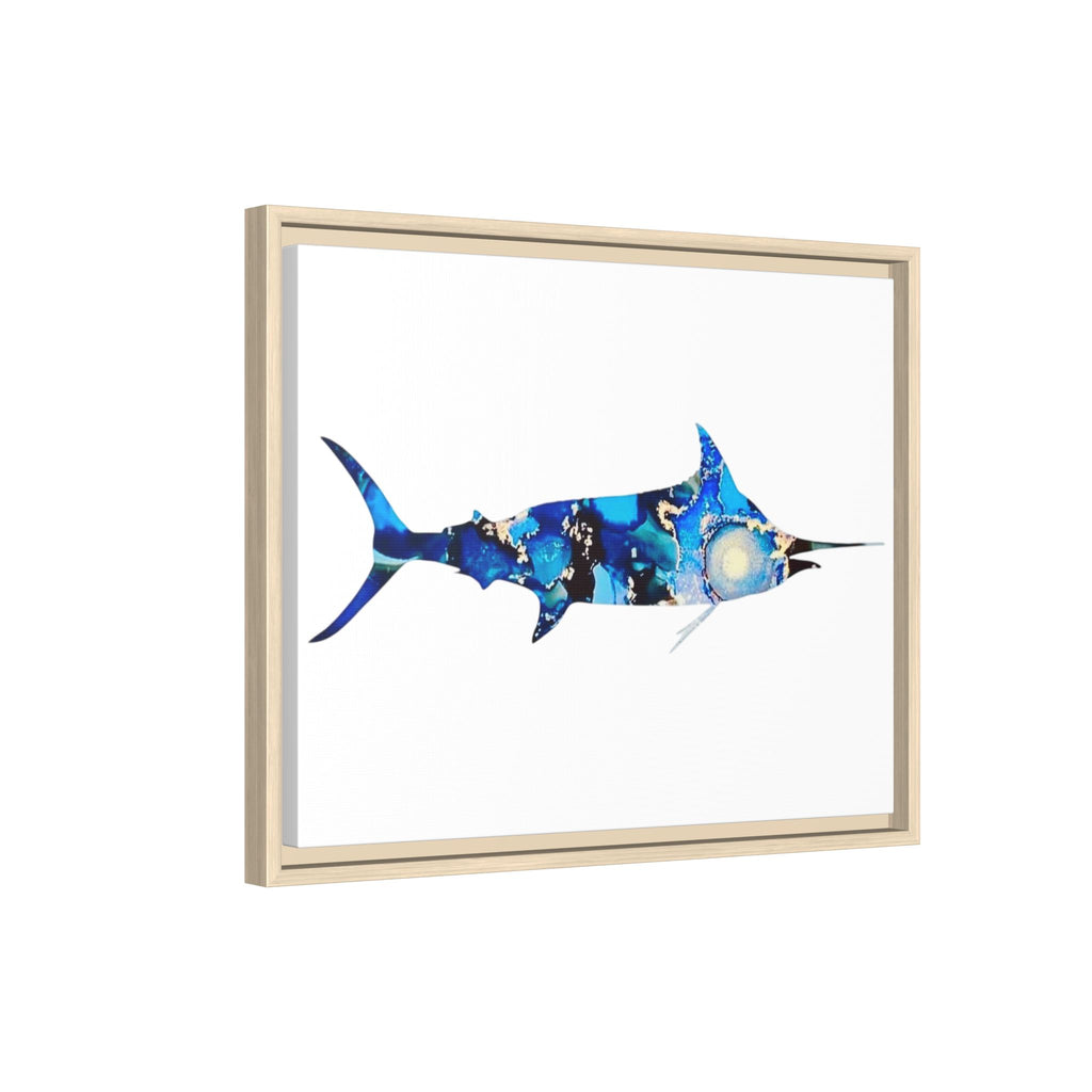 Swordfish, Matte Canvas, Framed (Multi-color)