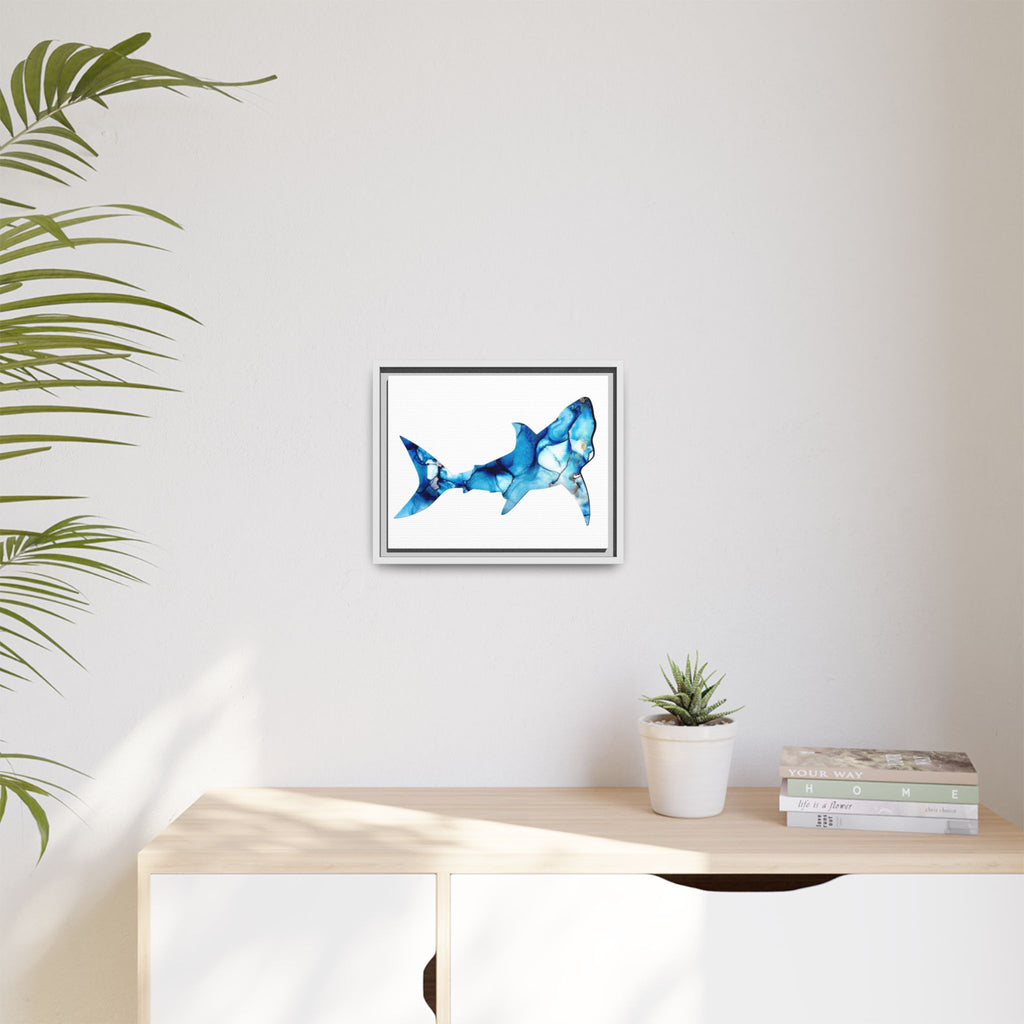 Great White 1, Matte Canvas, Framed (Multi-color)