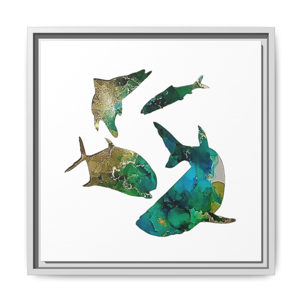 Matte Canvas, Framed (Multi-color)