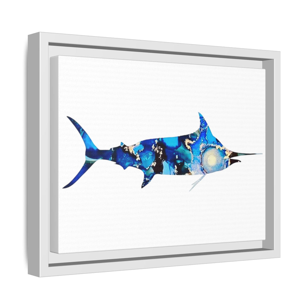 Swordfish, Matte Canvas, Framed (Multi-color)