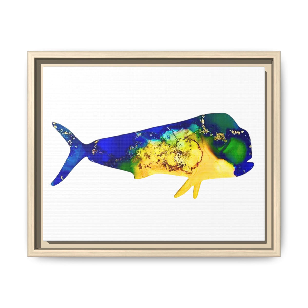 Mahi Mahi, Matte Canvas, Framed (Multi-color)
