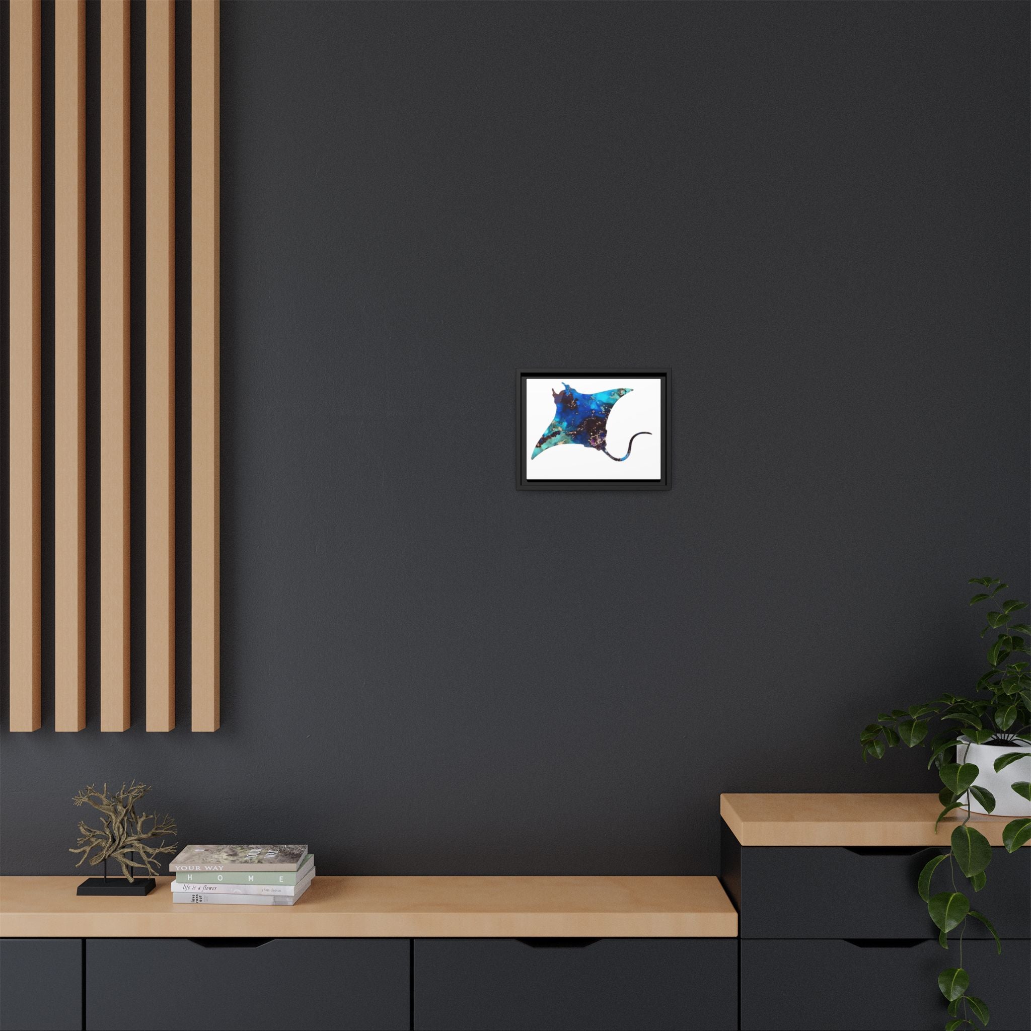 Ray 2, Matte Canvas, Framed (Multi-color)